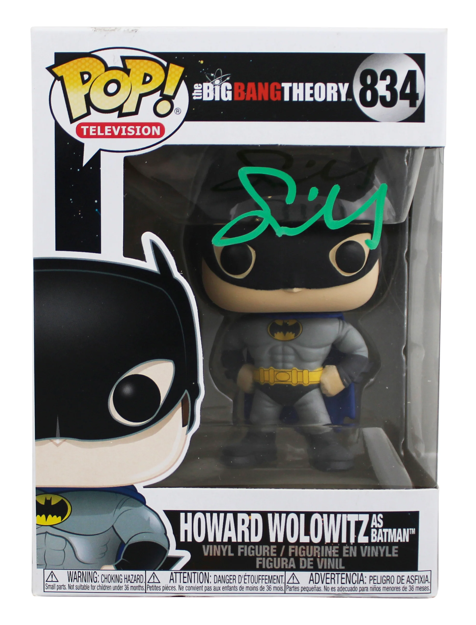 Simon Helberg The Big Bang Theory Signed #834 Funko Pop Figure JSA #CE80685