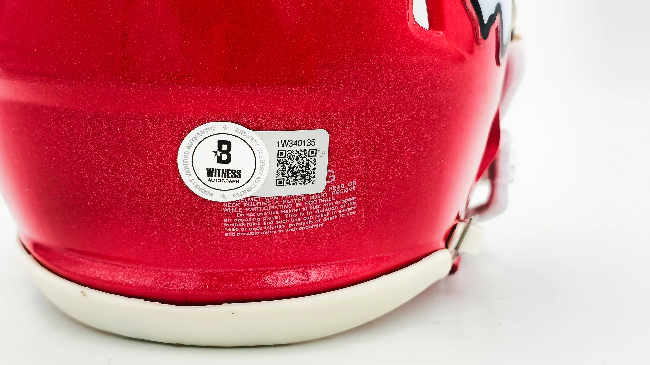 Skyy Moore Autographed Kansas City Chiefs Red Speed Mini Helmet "SB LVII LVIII Champs" Beckett BAS Witness Stock #224838 - Image 5