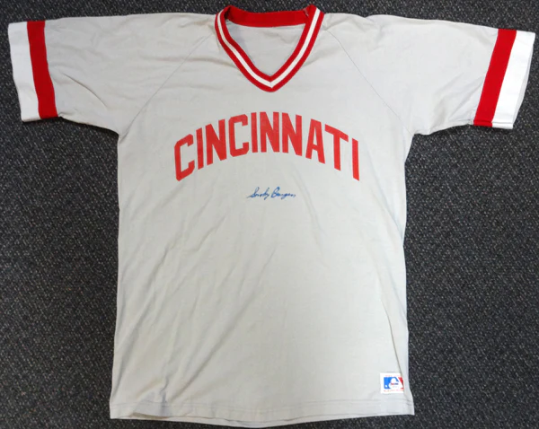 Cincinnati Reds Smoky Burgess Autographed White Jersey PSA/DNA #W07515 - Image 2