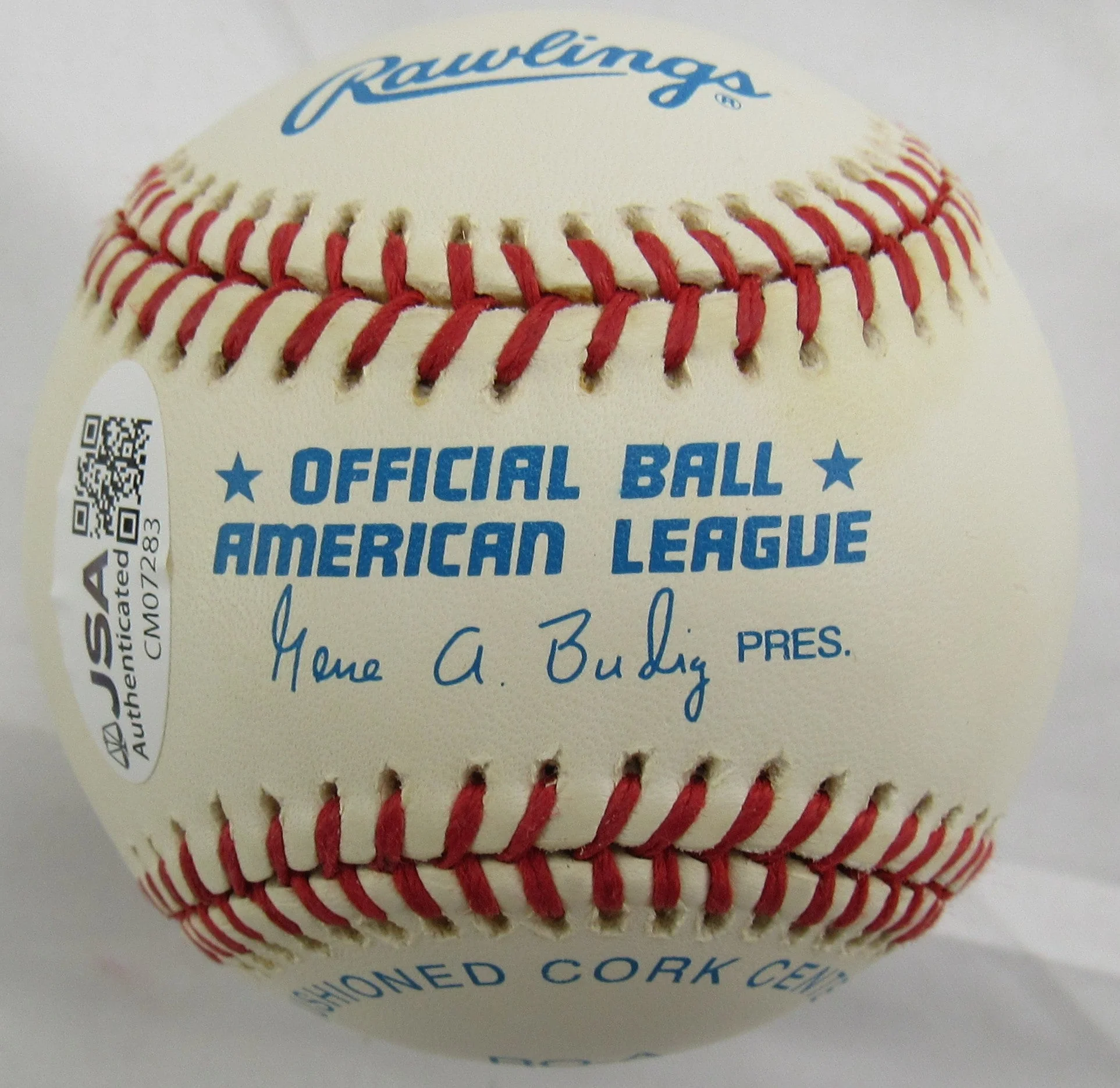 Don Larsen Signed Auto Rawlings Baseball JSA CM07283 - Image 3