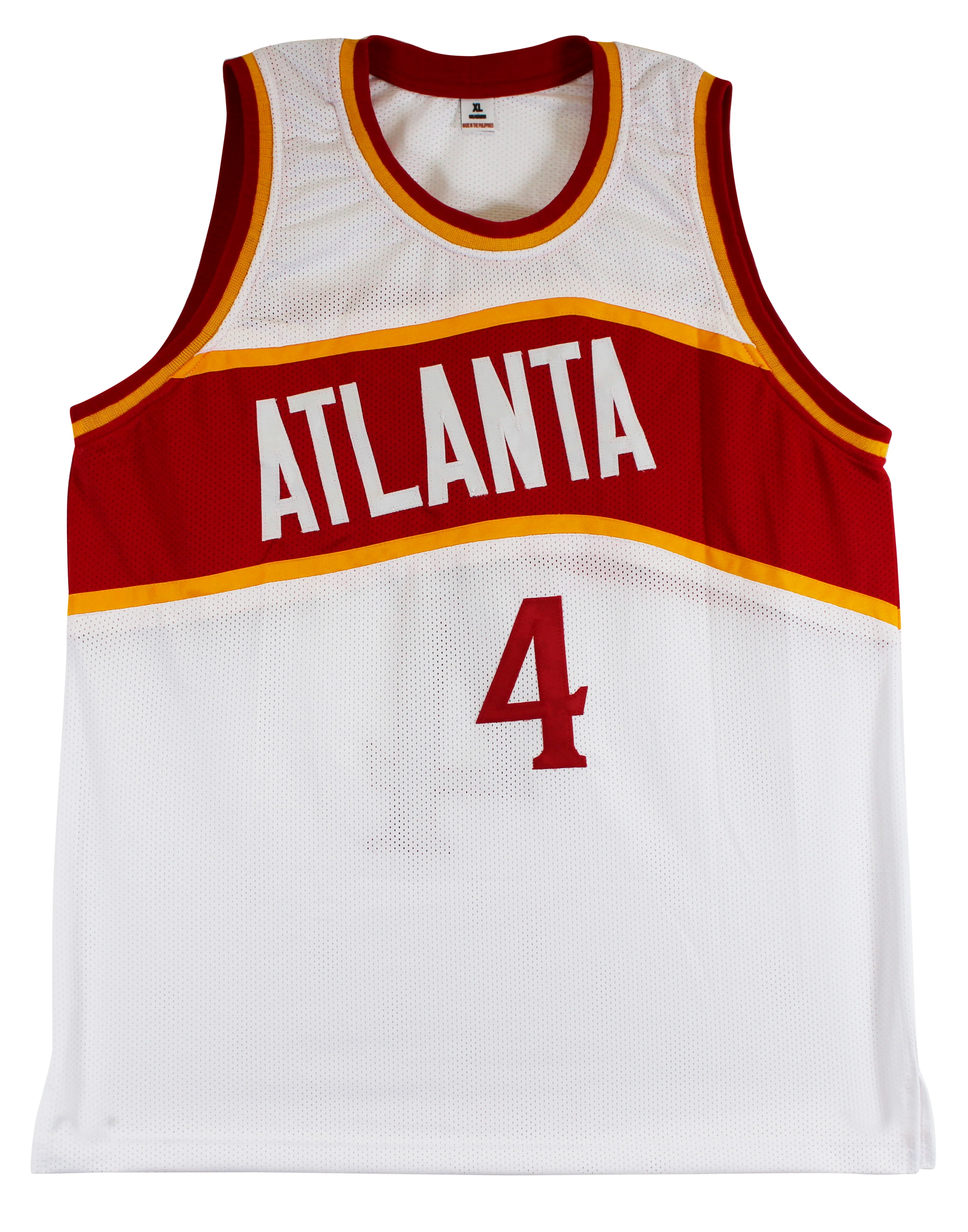 Spud Webb "1986 Dunk Champ" Signed White Pro Style Jersey BAS Witnessed - Image 4