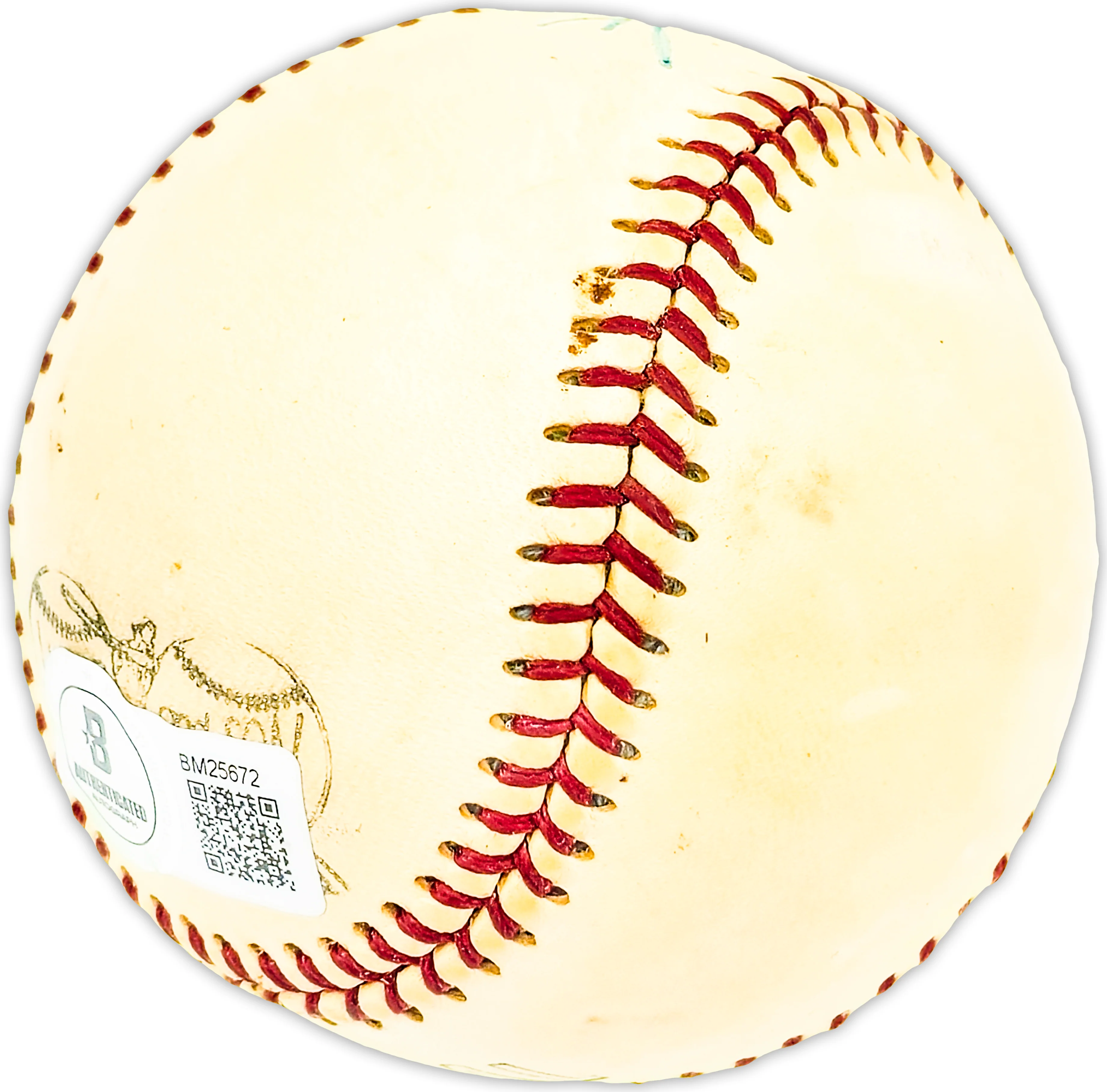 Stan Hack Autographed Official J. DeBeer & Son Baseball Chicago Cubs Beckett BAS QR #BM25672 - Image 3