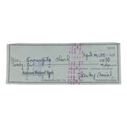 Stan Musial St. Louis Cardinals Signed Bank Check #5530 BAS - Image 4