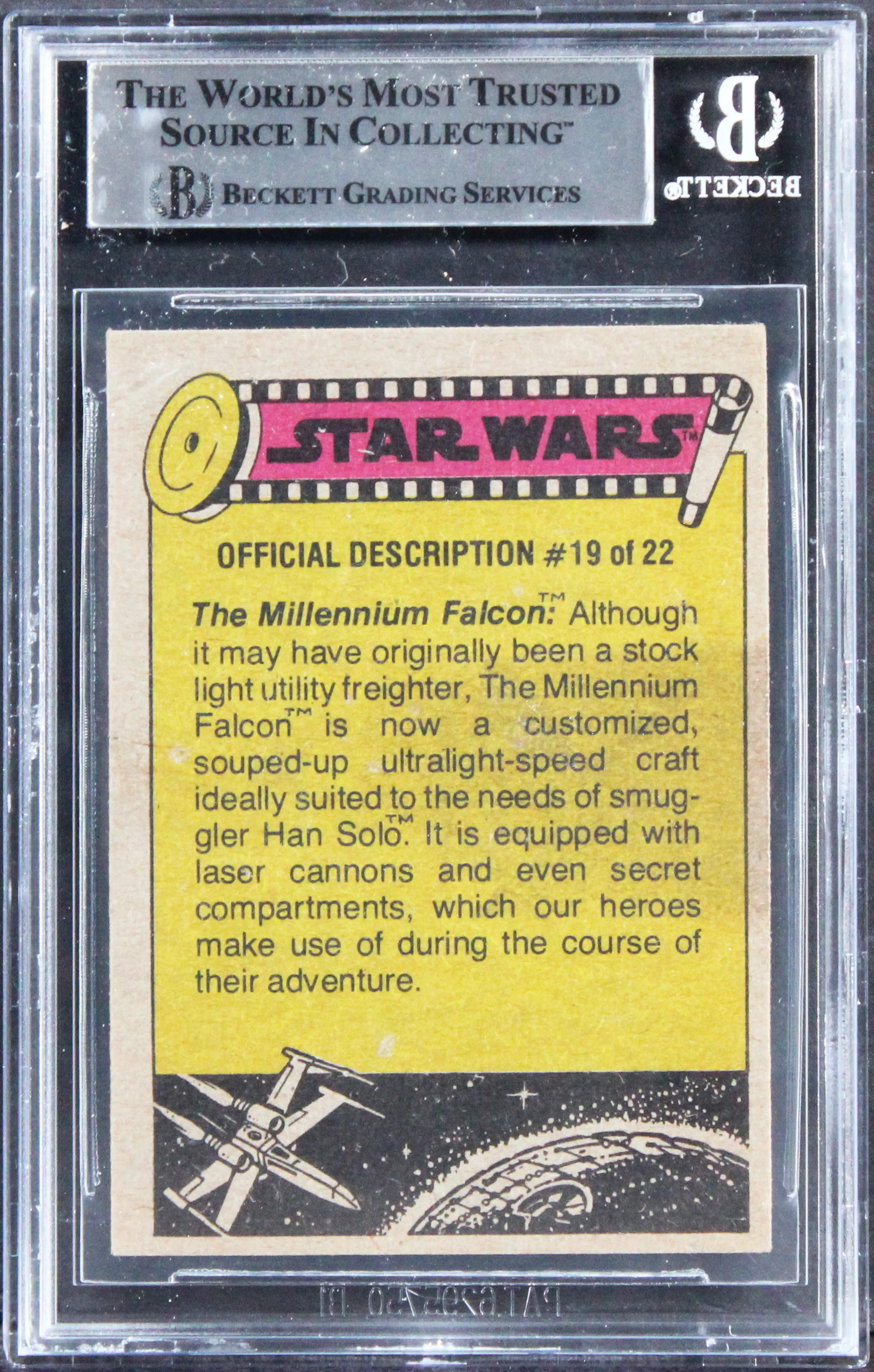Star Wars (4) Peterson, Blalack, Erland +1 Signed 1977 SW #172 Card BAS Slabbed - Image 3