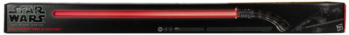 Star Wars The Black Series Asajj Ventress FX Red Lightsaber Prop Replica