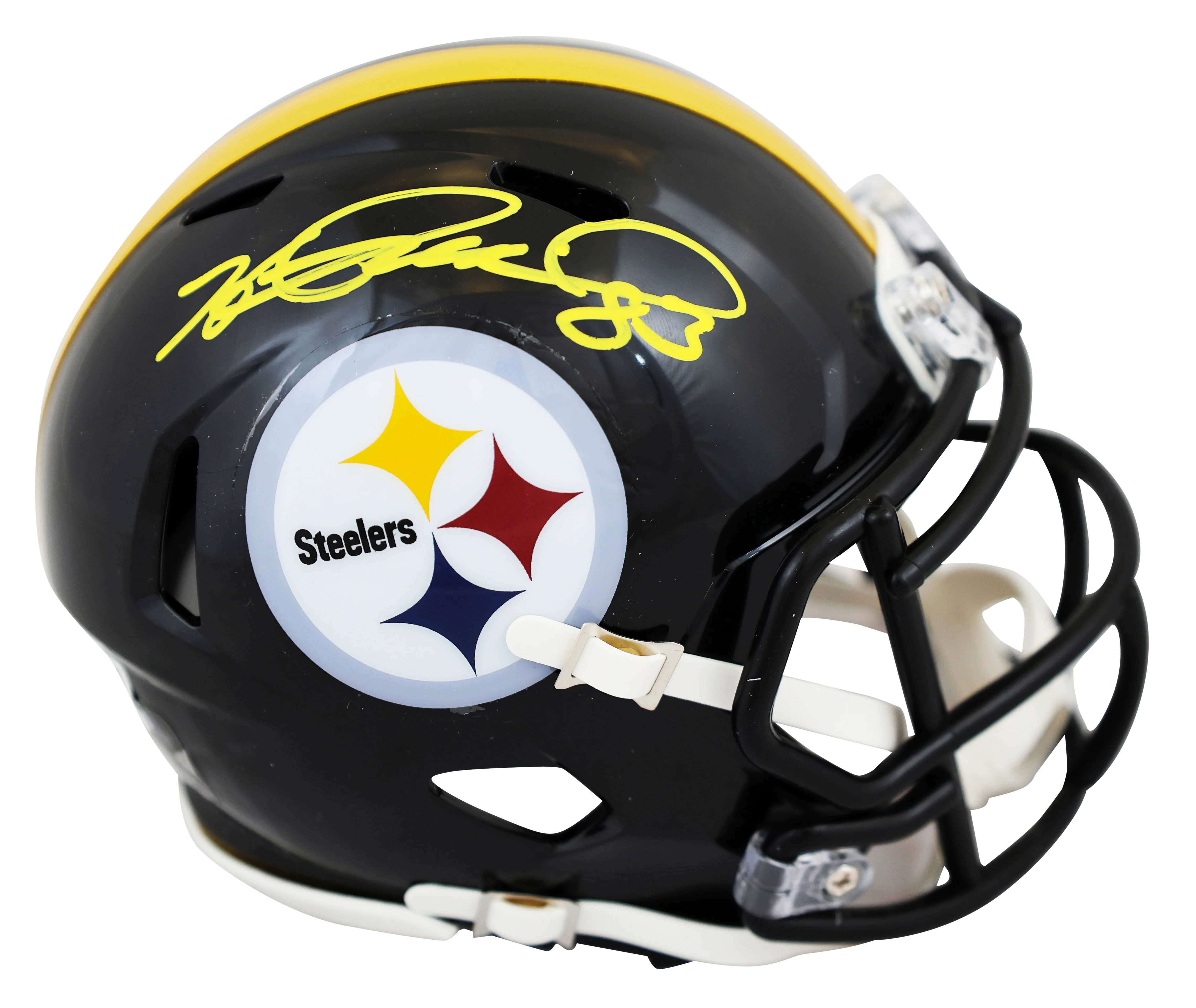 Steelers Heath Miller Authentic Signed Speed Mini Helmet W/ Case BAS Witnessed - Image 3