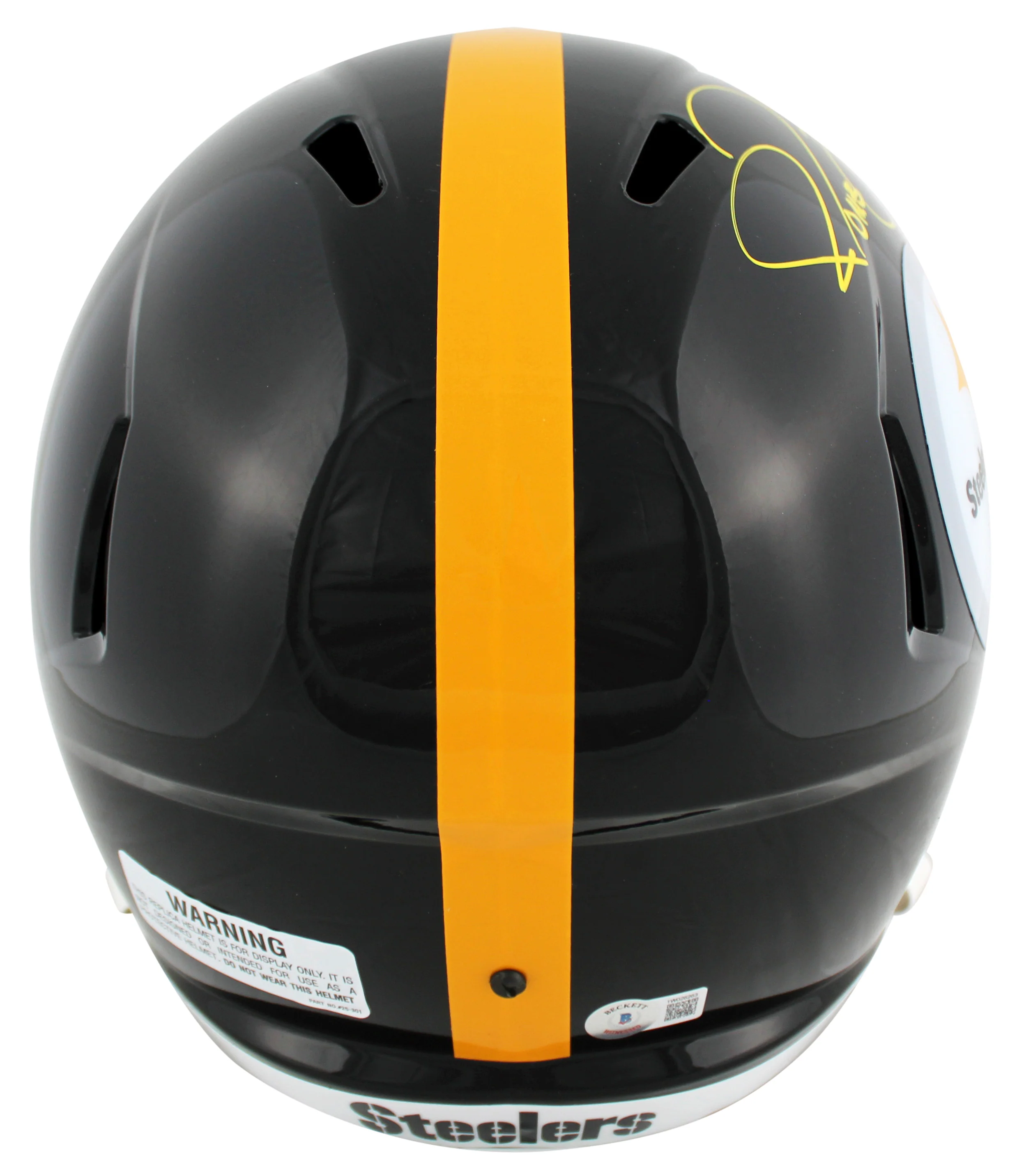 Steelers Jerome Bettis Authentic Signed Full Size Speed Rep Helmet BAS Witnessed - Image 3