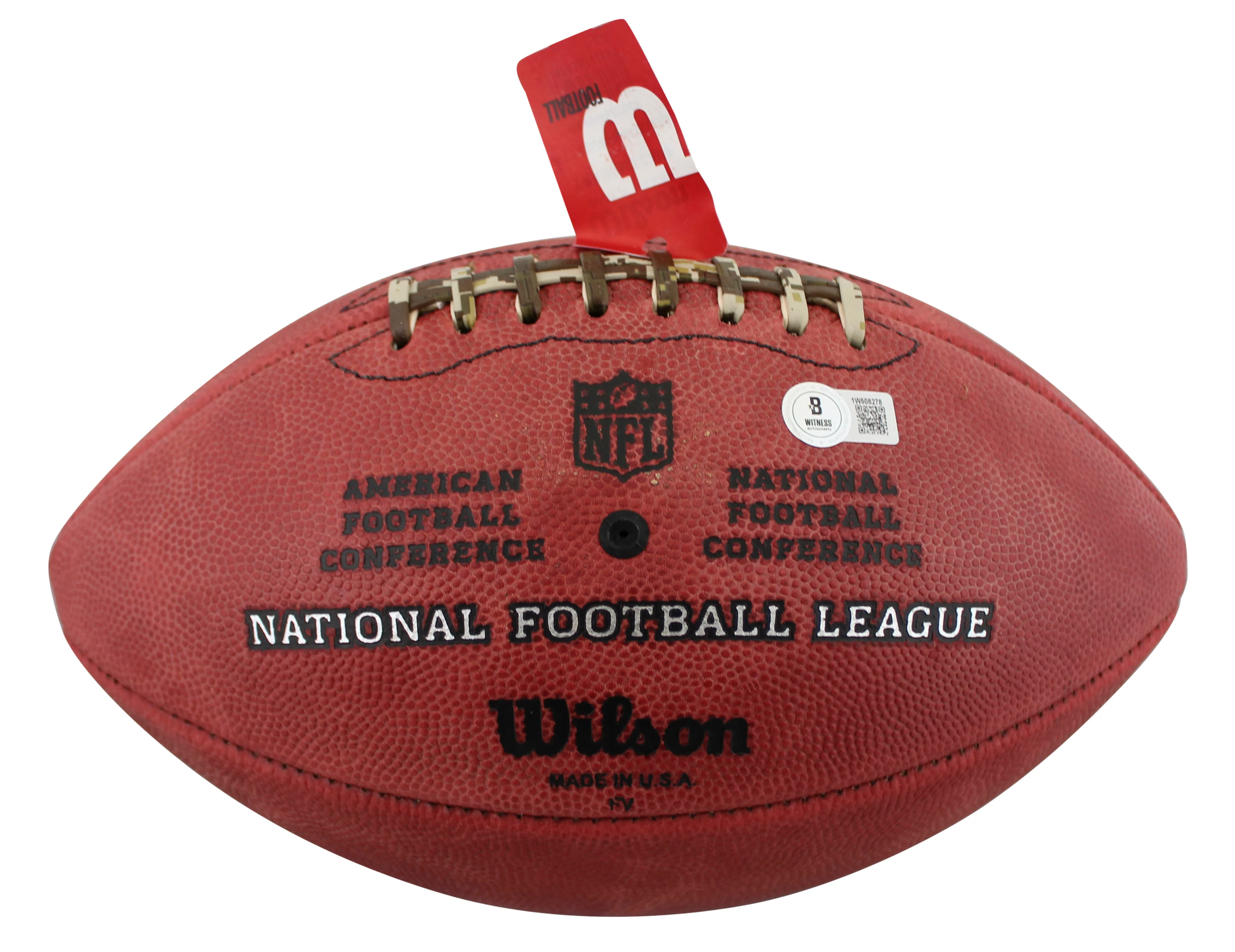 Steelers Jerome Bettis & Hines Ward Signed "Duke" Team Showcase Football BAS W - Image 5