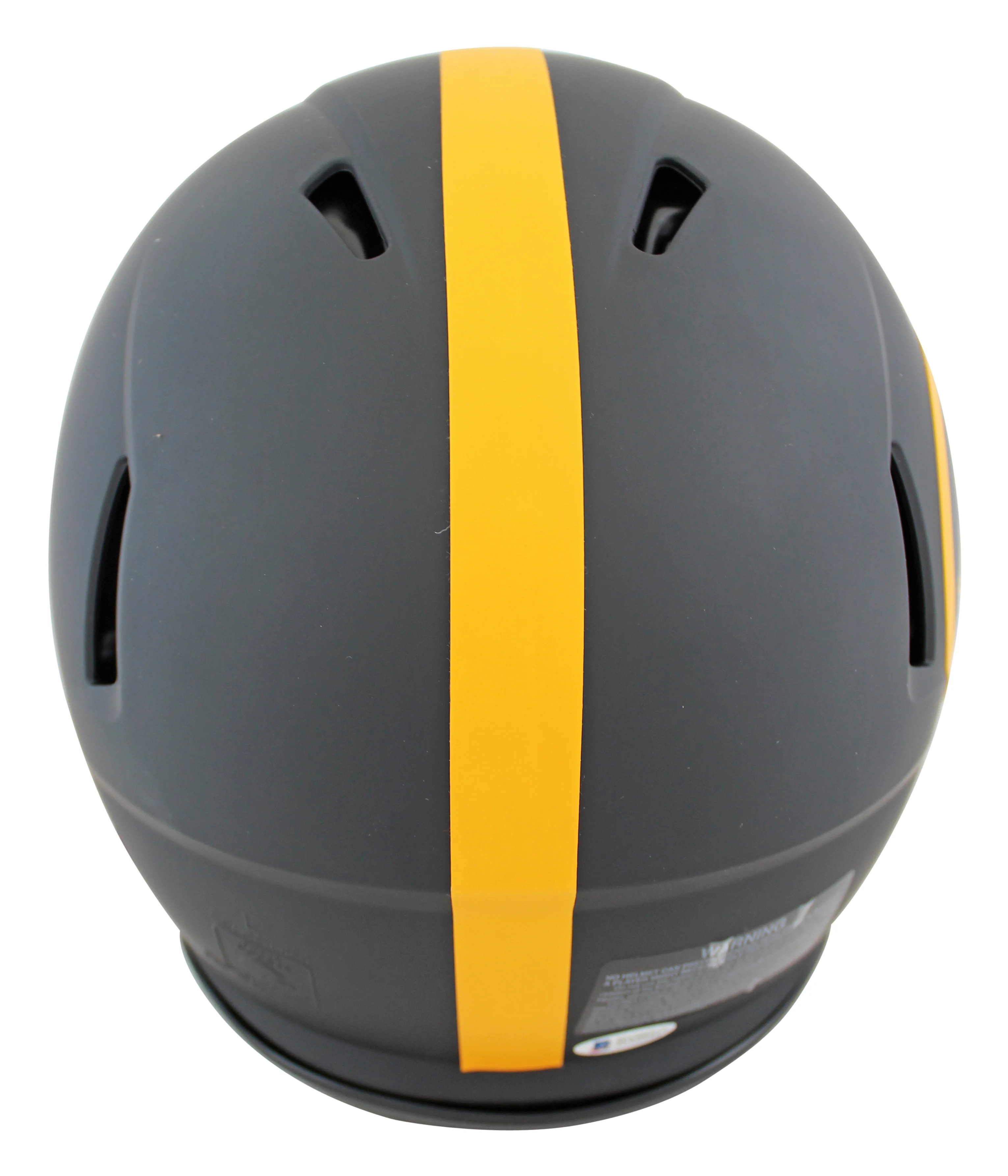 Steelers Troy Polamalu "HOF 20" Eclipse F/S Speed Proline Helmet w/ Case BAS Wit - Image 4