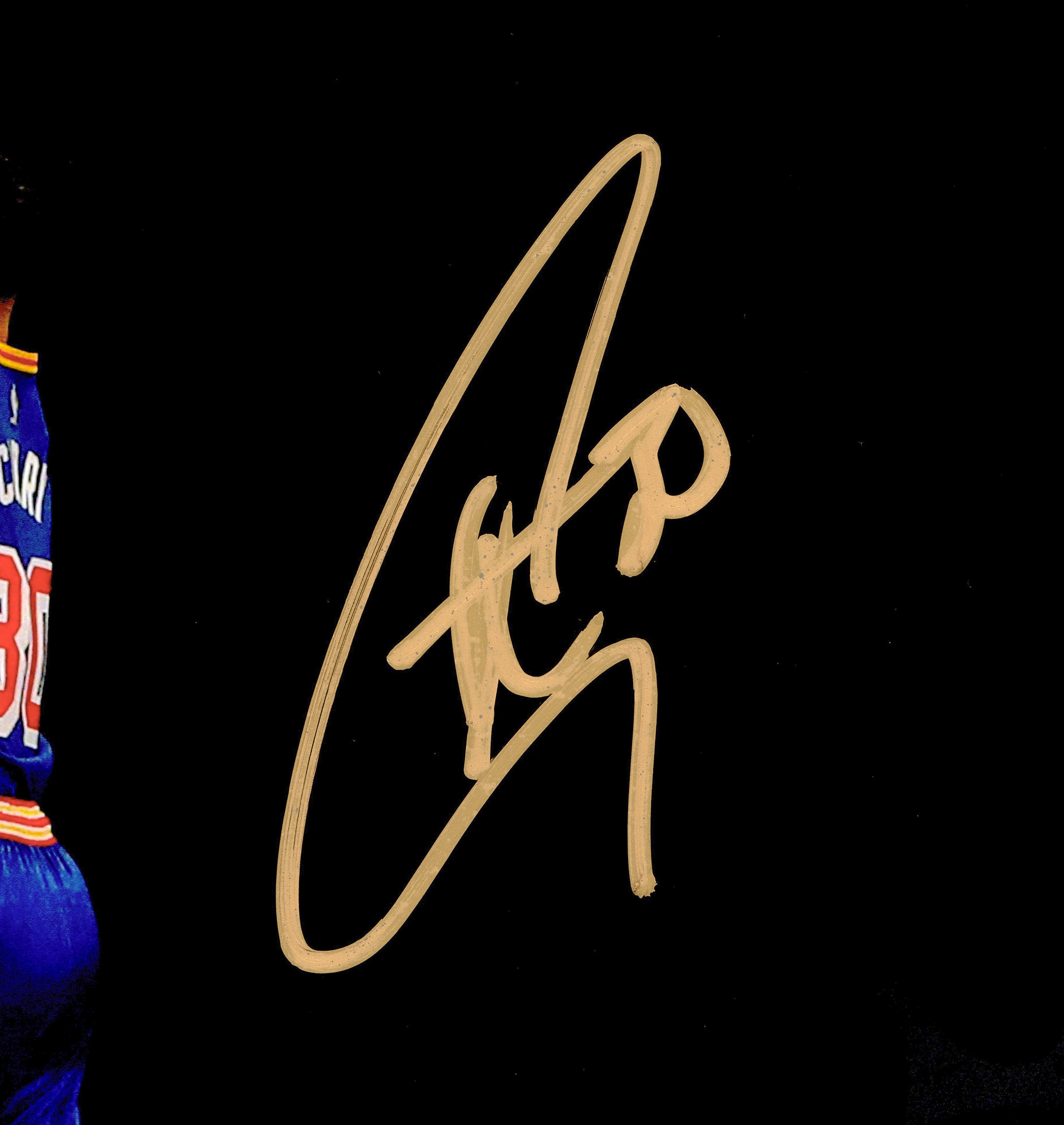 Stephen Curry Autographed 16x20 Photo Golden State Warriors Spotlight JSA Stock #235482 - Image 2