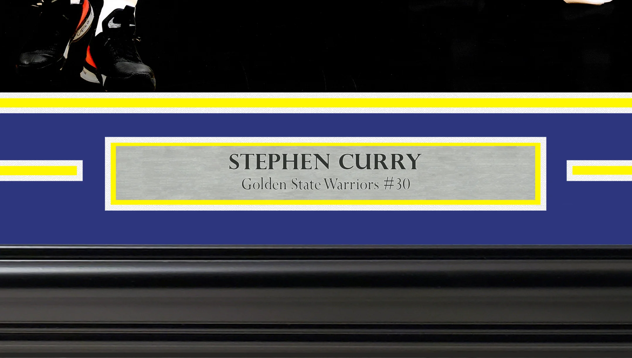 Stephen Curry Autographed Framed 16x20 Photo Golden State Warriors vs. LeBron James JSA Stock #256678 - Image 5