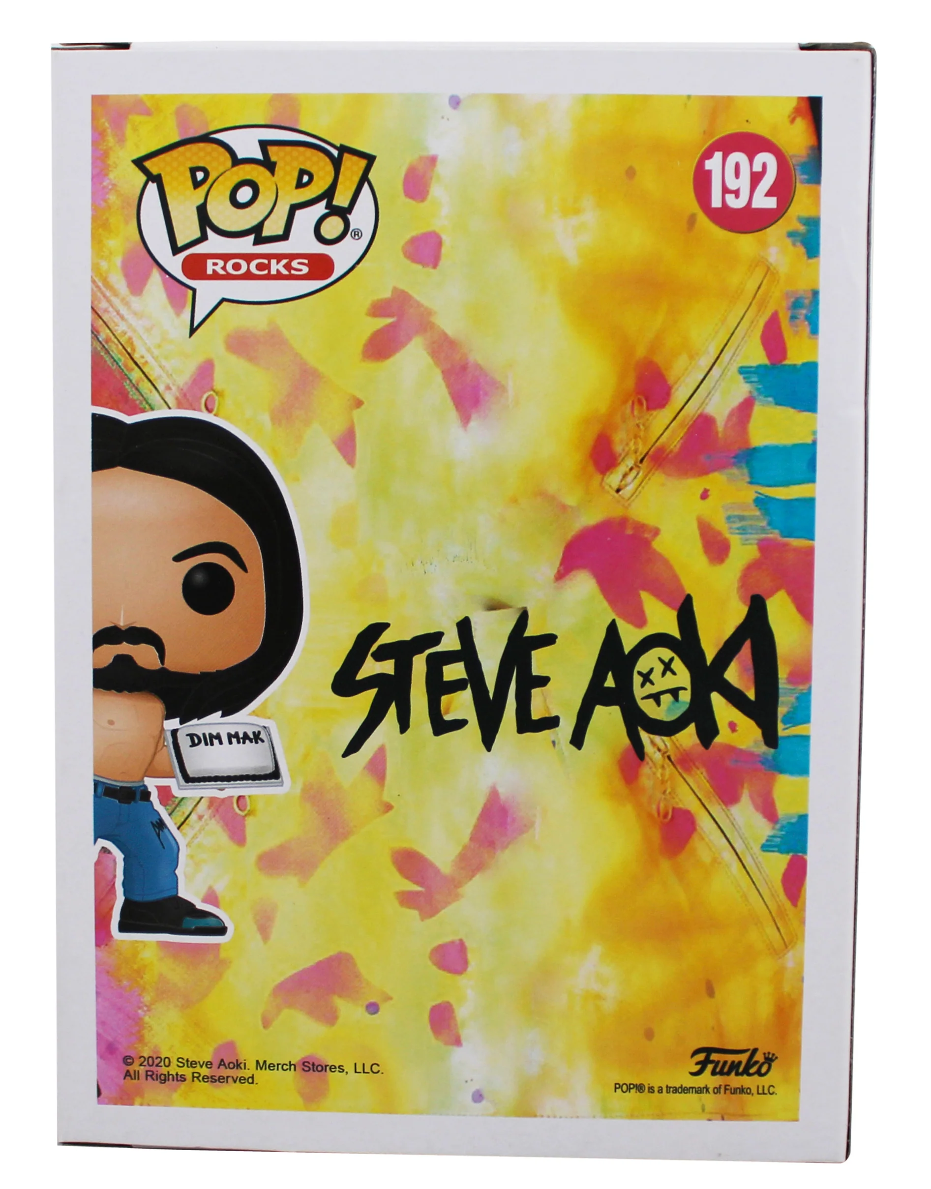 Steve Aoki Authentic Signed Steve Aoki #192 Funko Pop Vinyl Figure BAS #BA24172 - Image 5