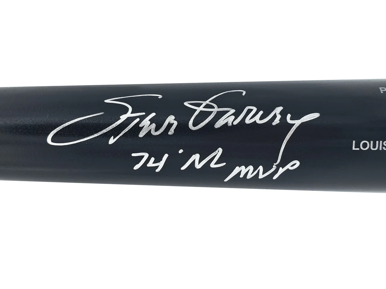 Steve Garvey Autographed Black Louisville Slugger Pro Stock Baseball Bat Los Angeles Dodgers "74 NL MVP" Beckett BAS Witness Stock #241443 - Image 3