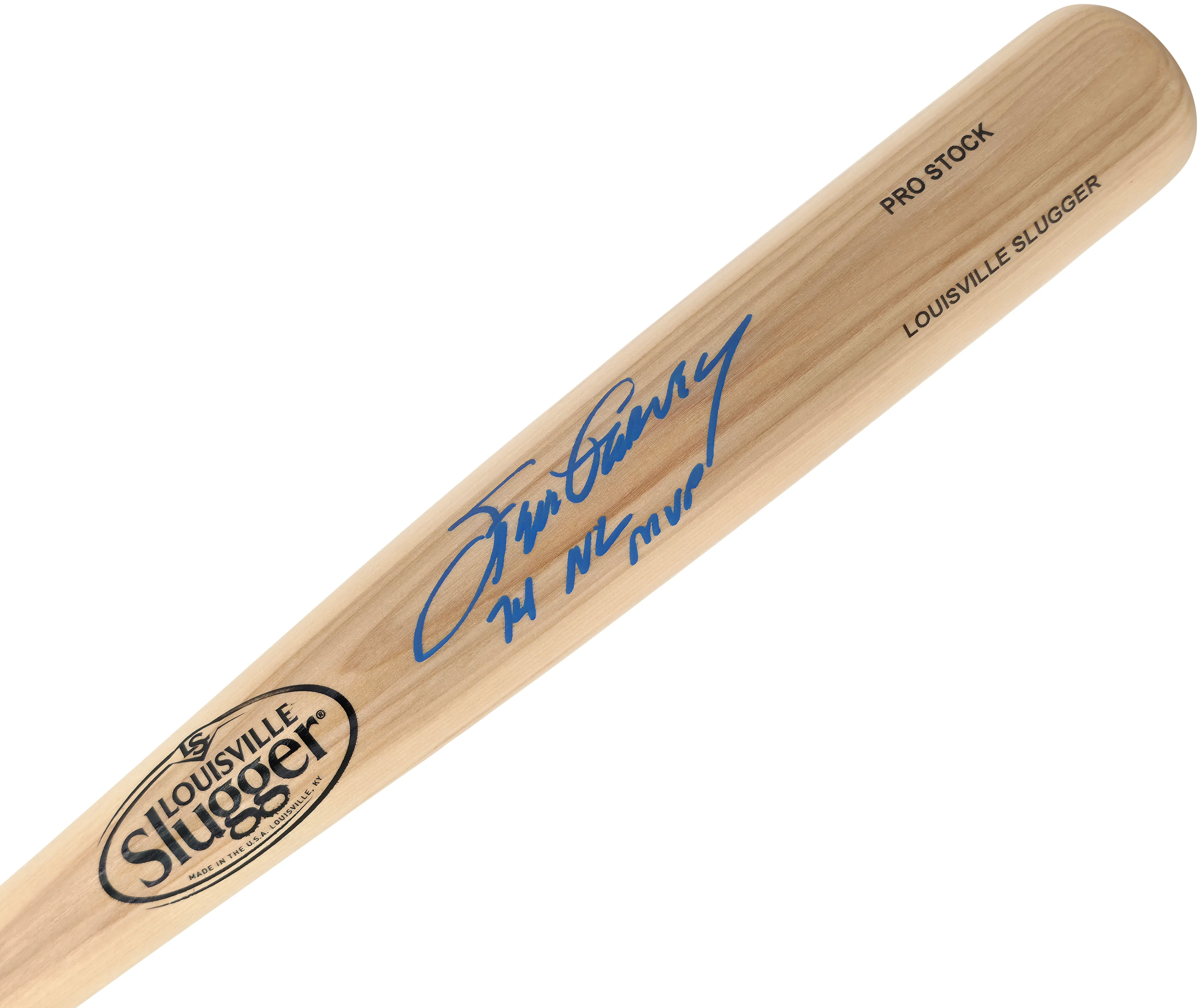 Steve Garvey Autographed Blonde Louisville Slugger Pro Stock Baseball Bat Los Angeles Dodgers "1974 NL MVP" Beckett BAS Witness Stock #252592 - Image 2