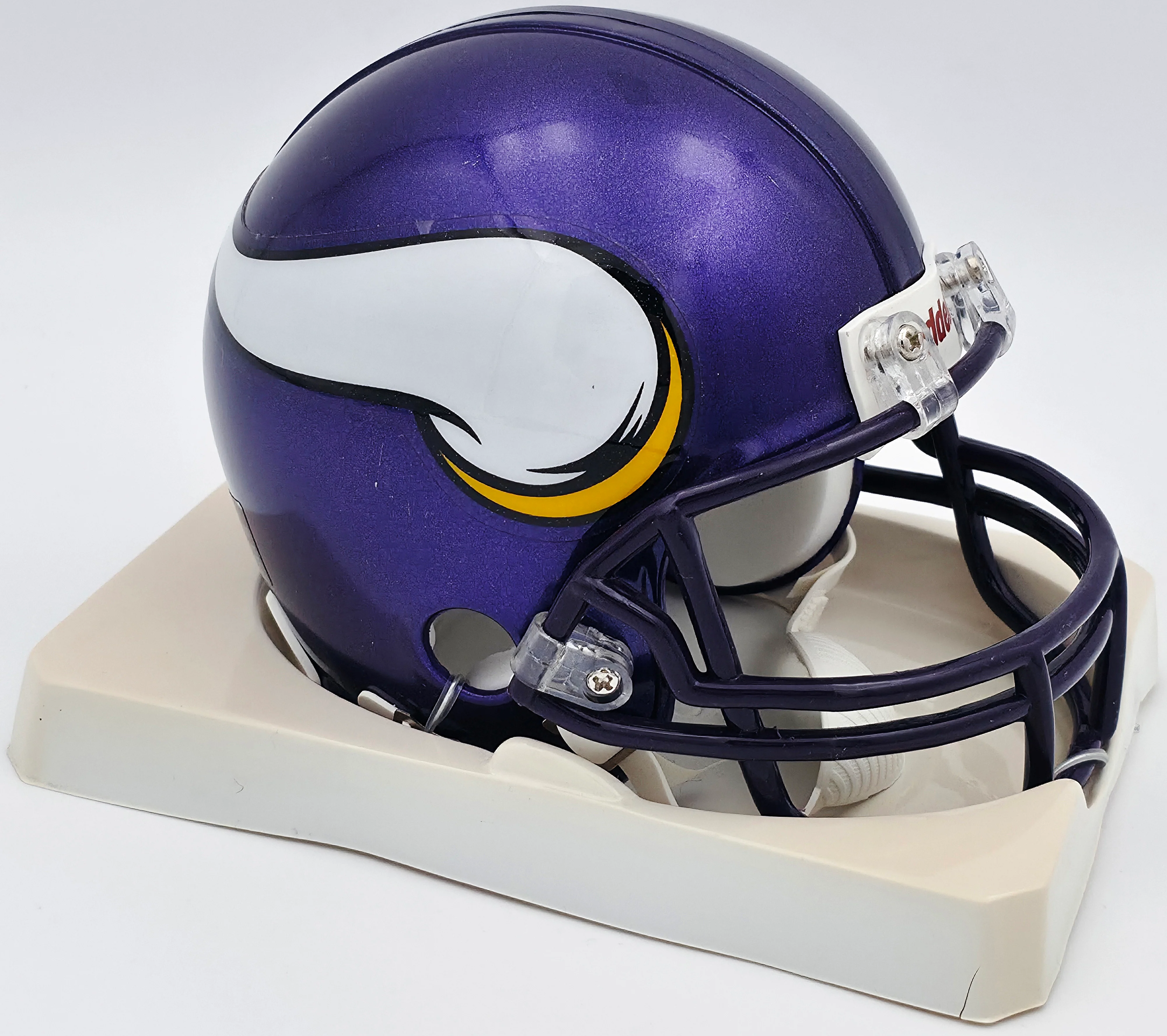 Steve Hutchinson Autographed Minnesota Vikings Purple Mini Helmet Beckett BAS QR #BS30342 - Image 5