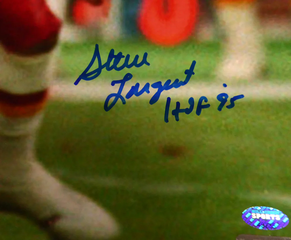 Steve Largent Autographed 16x20 Photo Seattle Seahawks "HOF 95" MCS Holo Stock #112513 - Image 2
