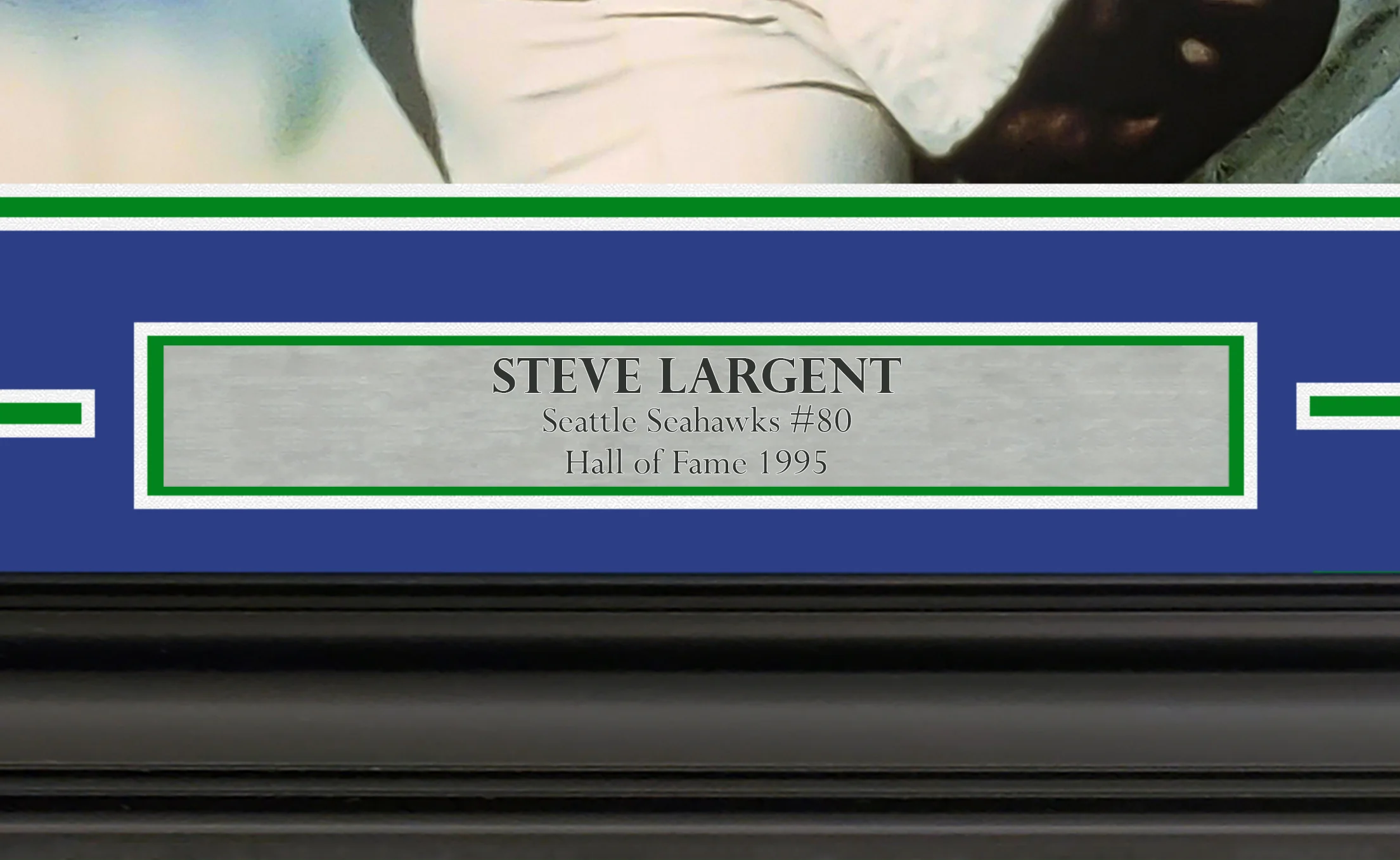 Steve Largent Autographed Framed 16x20 Photo Seattle Seahawks "HOF 95" MCS Holo Stock #254261 - Image 5
