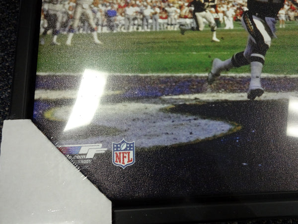 Steve Largent Autographed Framed 20x24 Canvas Photo Seattle Seahawks "HOF 95 & Hawks 1976-89" #/80 PSA/DNA Stock #94474 - Image 4