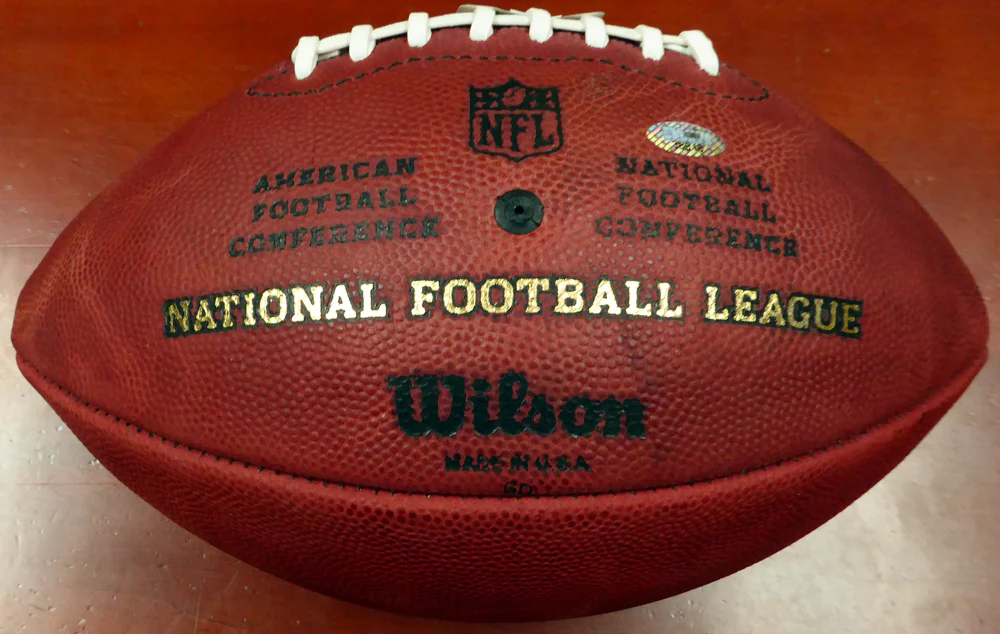 Steve Largent Autographed NFL Leather Football Seattle Seahawks "HOF 95" MCS Holo Stock #112481 - Image 4
