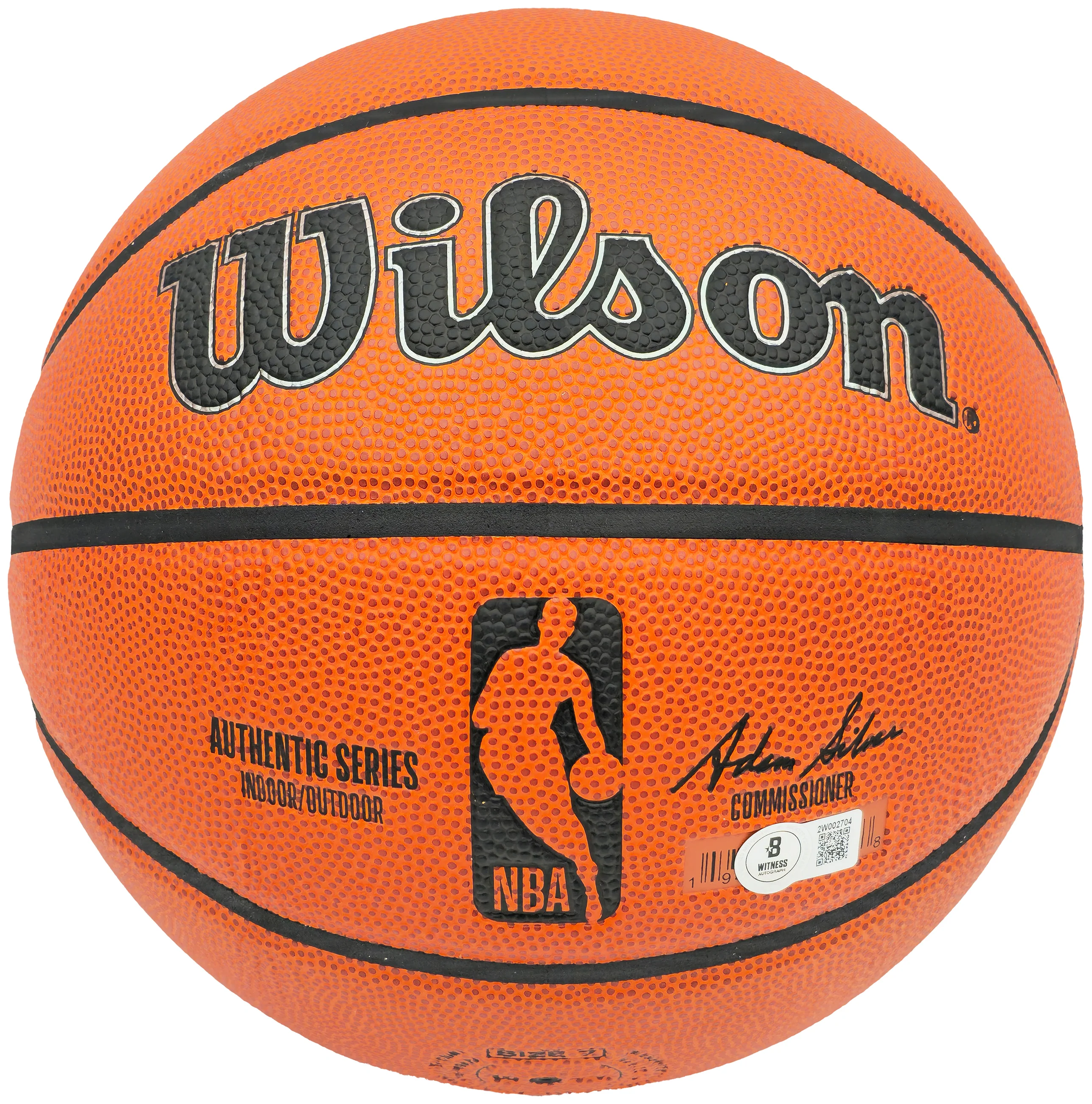 Steve Nash Autographed Authentic Series I/O Basketball Phoenix Suns Beckett BAS Witness Stock #233671 - Image 3