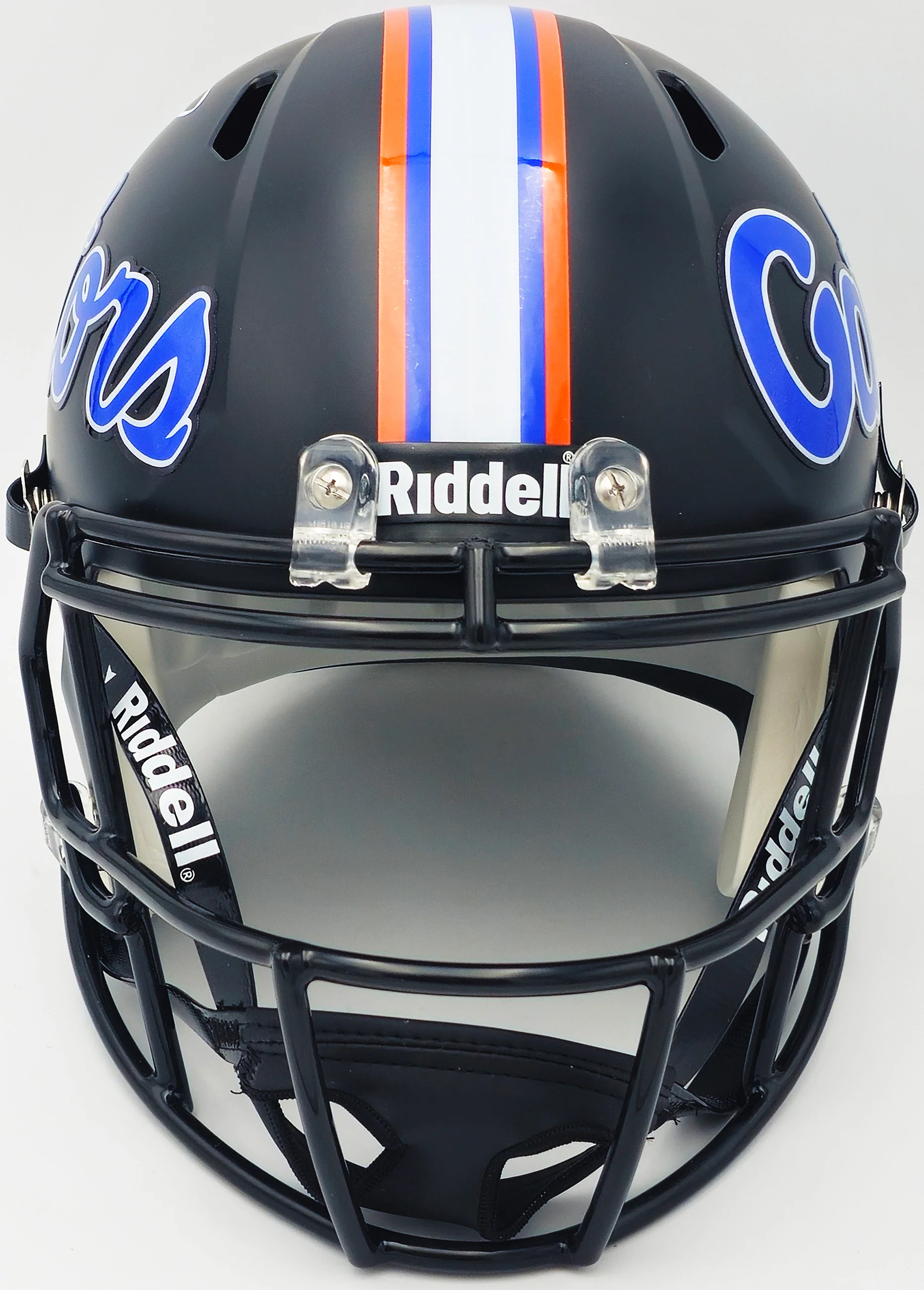 Steve Spurrier Autographed Florida Gators Black 2023 Alternate Full Size Speed Replica Helmet Beckett BAS Witness Stock #236151 - Image 3