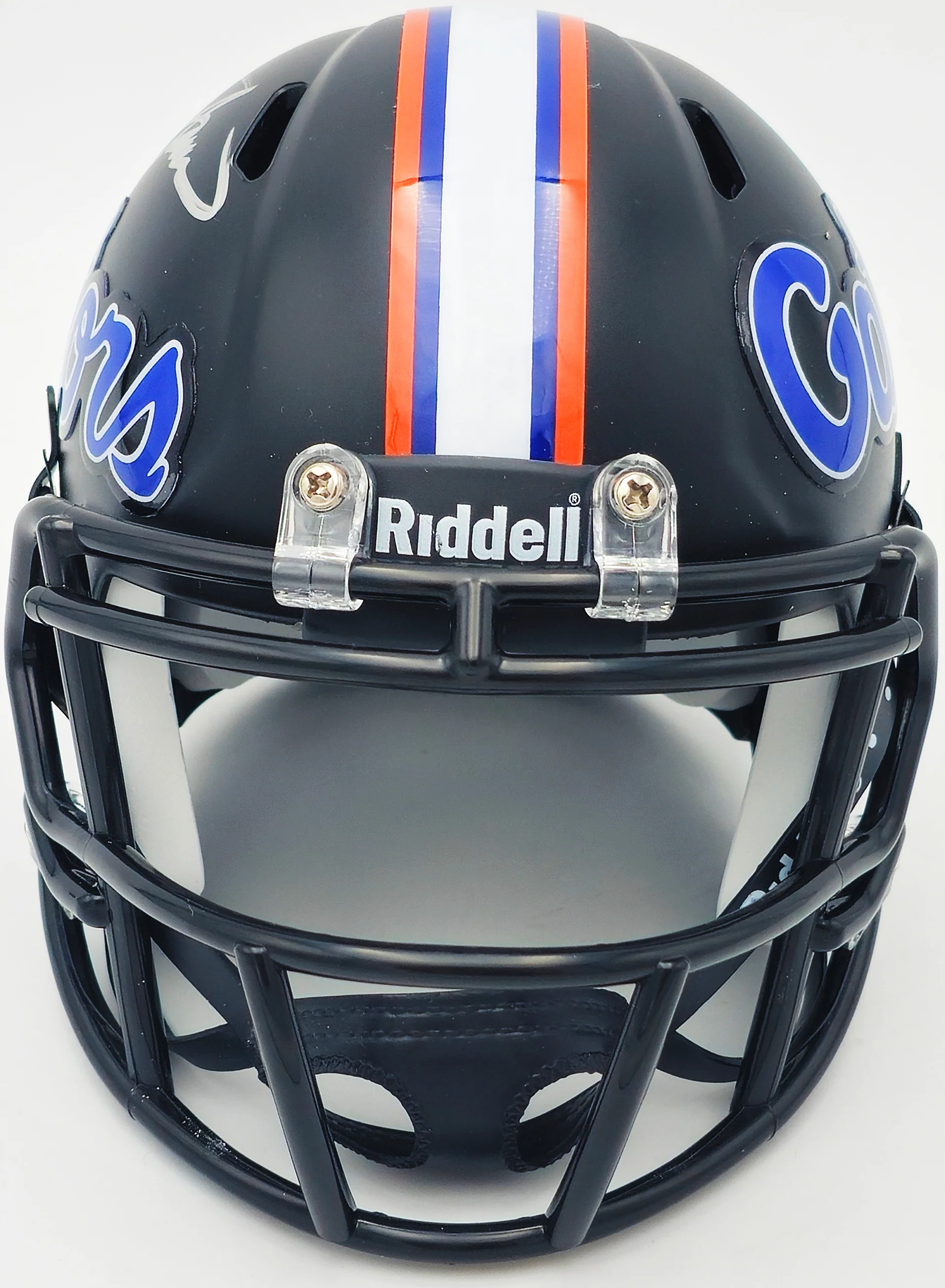 Steve Spurrier Autographed Florida Gators Black 2023 Alternate Speed Mini Helmet Beckett BAS Witness Stock #236156 - Image 3