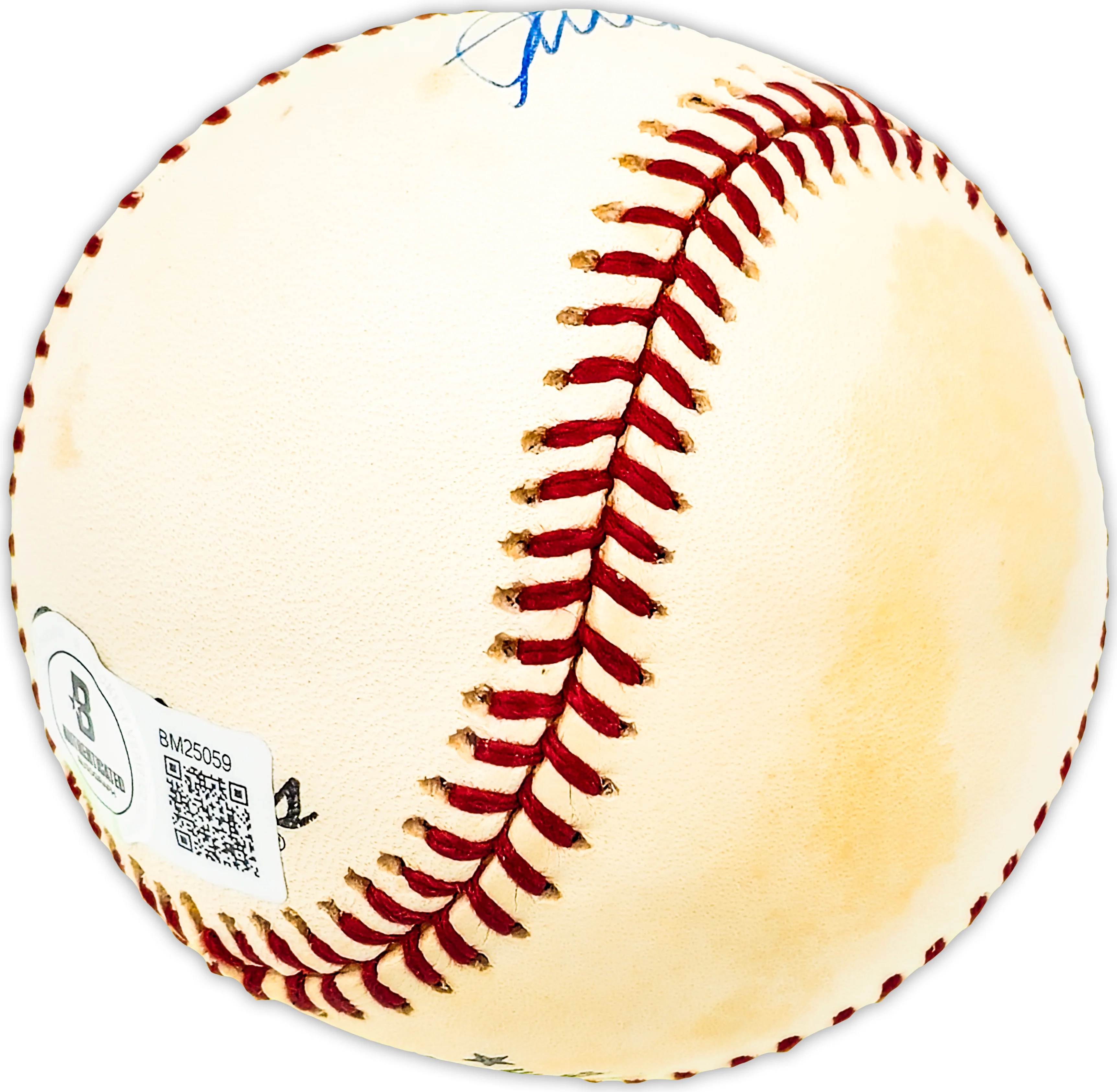 Stu Miller Autographed Official NL Baseball San Francisco Giants, Baltimore Orioles Beckett BAS QR #BM25059 - Image 3