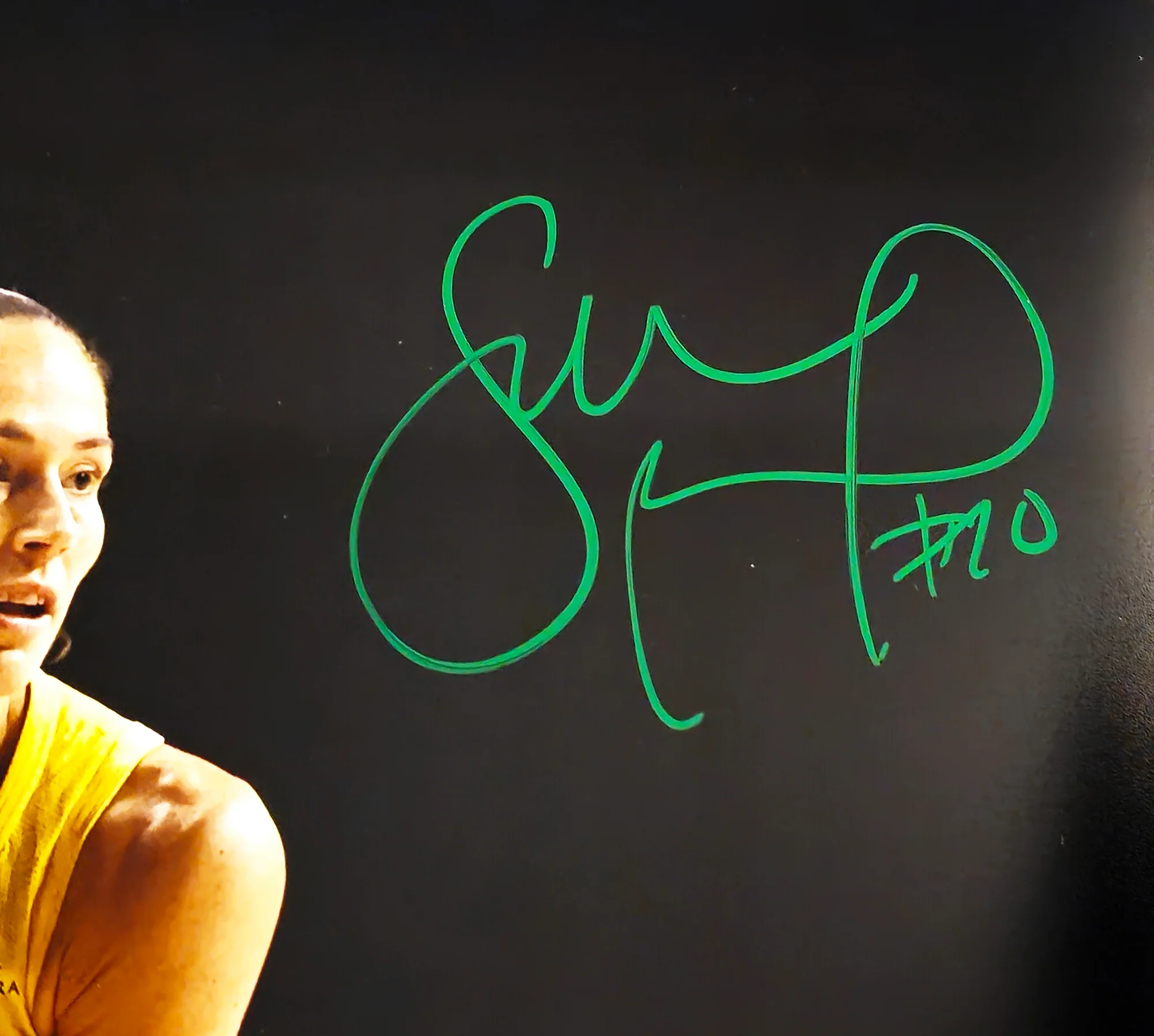 Sue Bird Autographed 16x20 Photo Seattle Storm Beckett BAS QR Stock #214841 - Image 2