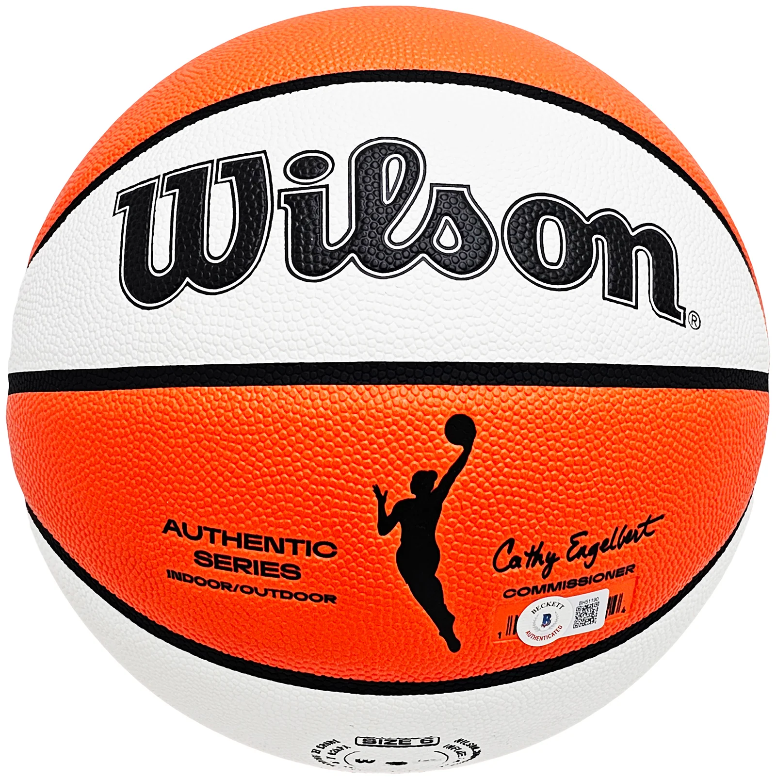 Sue Bird Autographed Authentic White Panel Indoor/Outdoor Basketball Seattle Storm "Seattle Storm 2002-2022" Beckett BAS QR Stock #214845 - Image 3