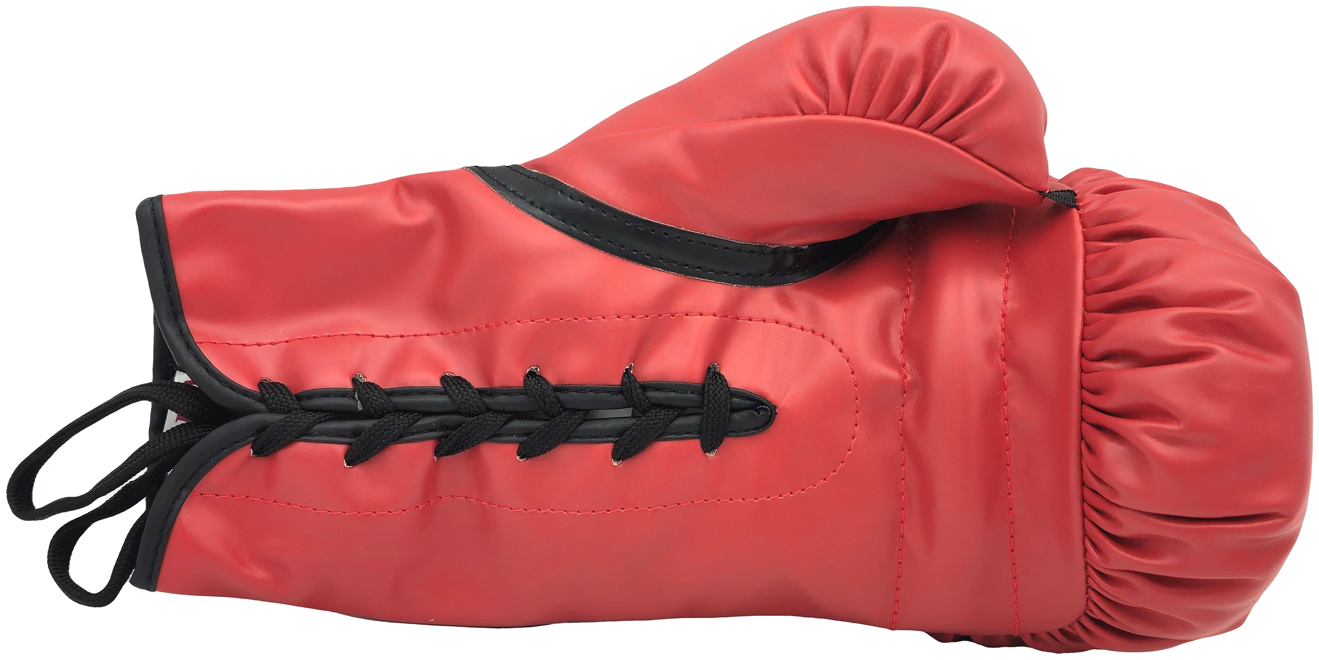 Sugar Ray Leonard Autographed Red Everlast Boxing Glove Left Handed LH JSA Stock #237640 - Image 4