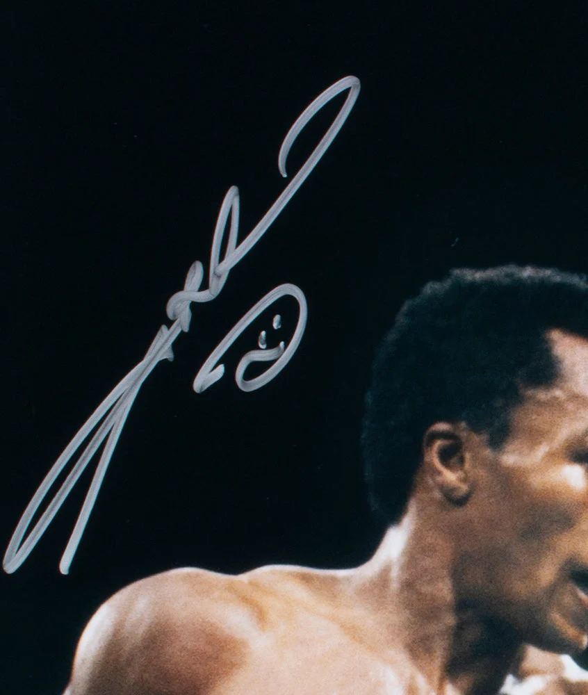 Sugar Ray Leonard Signed 16x20 Boxing Photo BAS ITP - Image 2