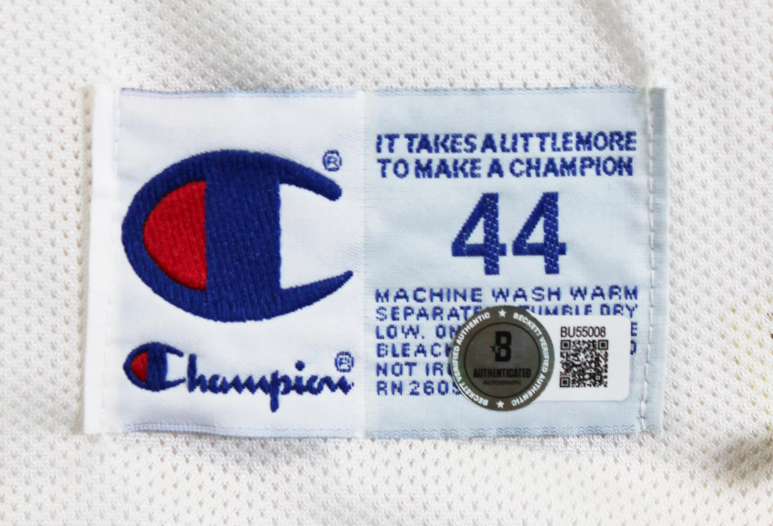 Suns Anfernee Hardaway Signed White Champion Authentic Jersey BAS #BU55008 - Image 7