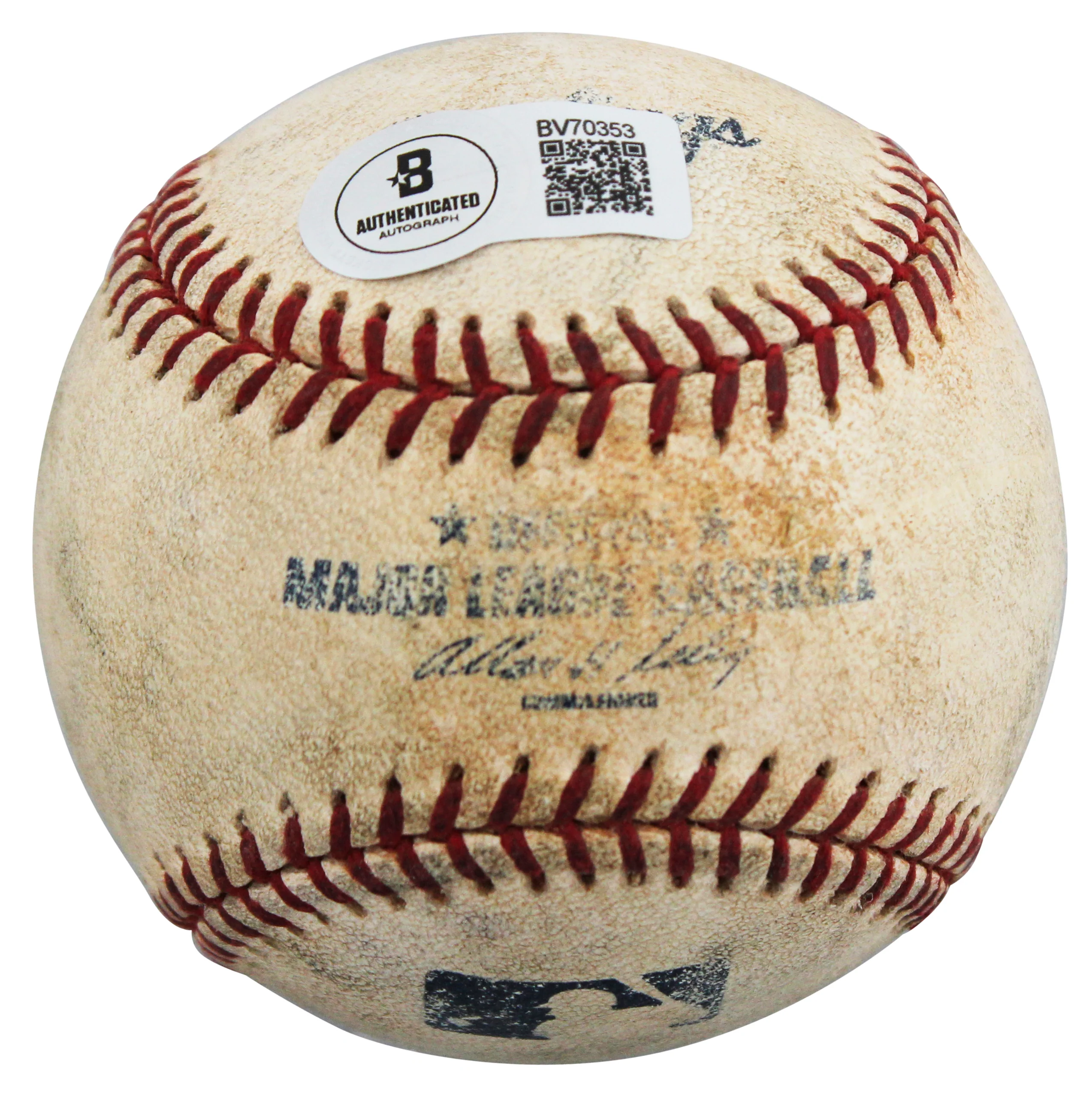 Suns Jerry Colangelo Authentic Signed Allen Selig OML Baseball BAS #BV70353 - Image 8