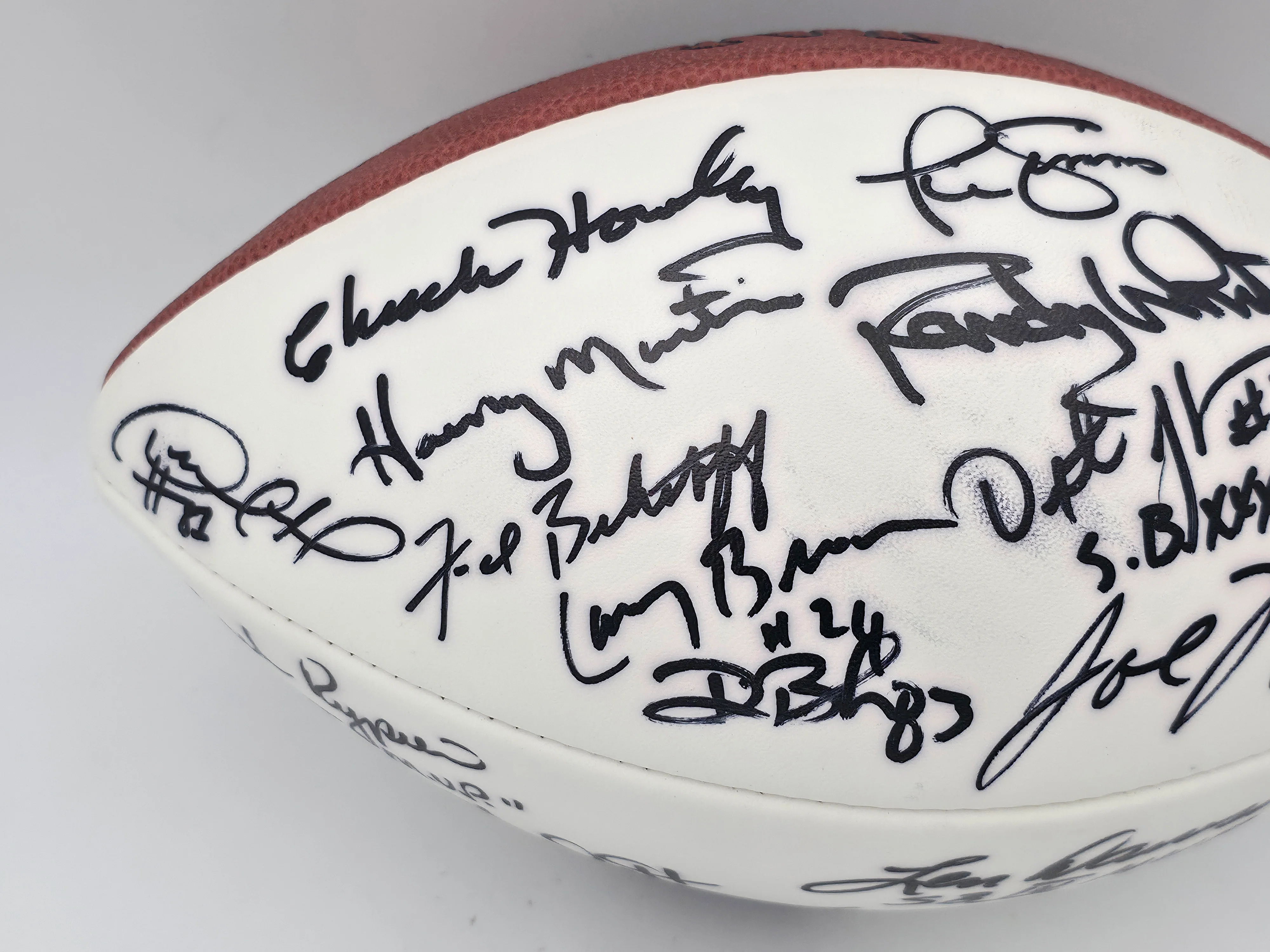 Super Bowl MVP's Autographed Official White Wilson NFL Football With 16 Signatures including Joe Namath PSA/DNA #AB10152 - Image 3