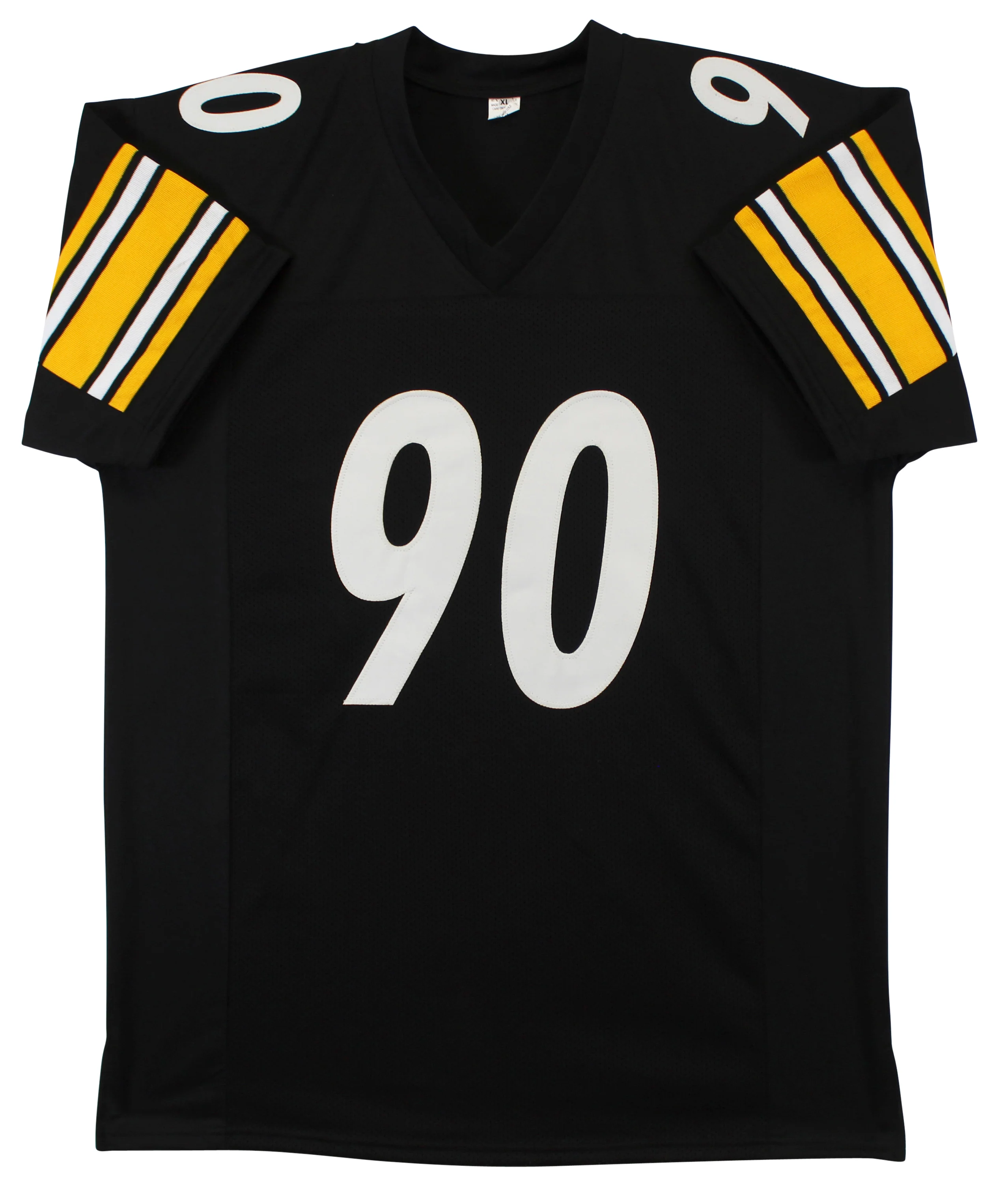 T.J. Watt Authentic Signed Black Pro Style Jersey Autographed BAS Witness - Image 4
