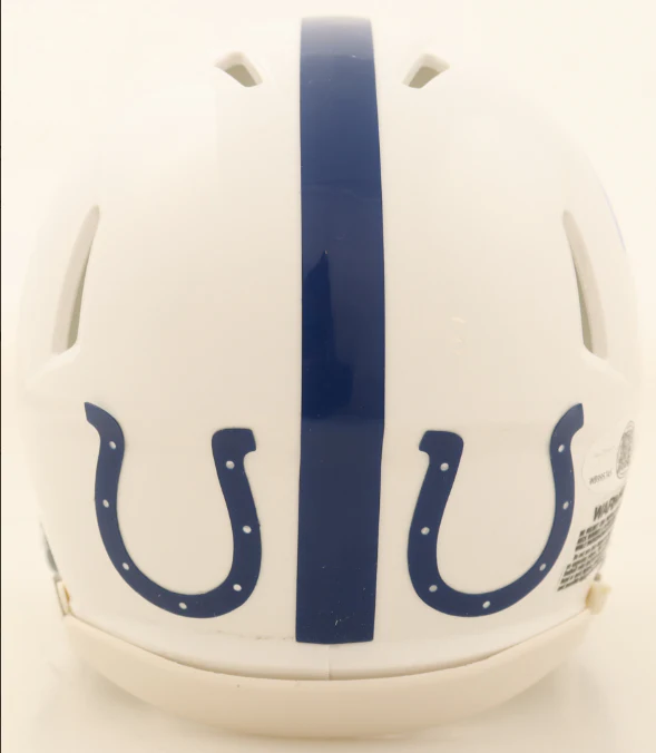 T.Y. Hilton Signed Indianapolis Colts 1956 Throwback Mini Helmet - JSA - Image 2