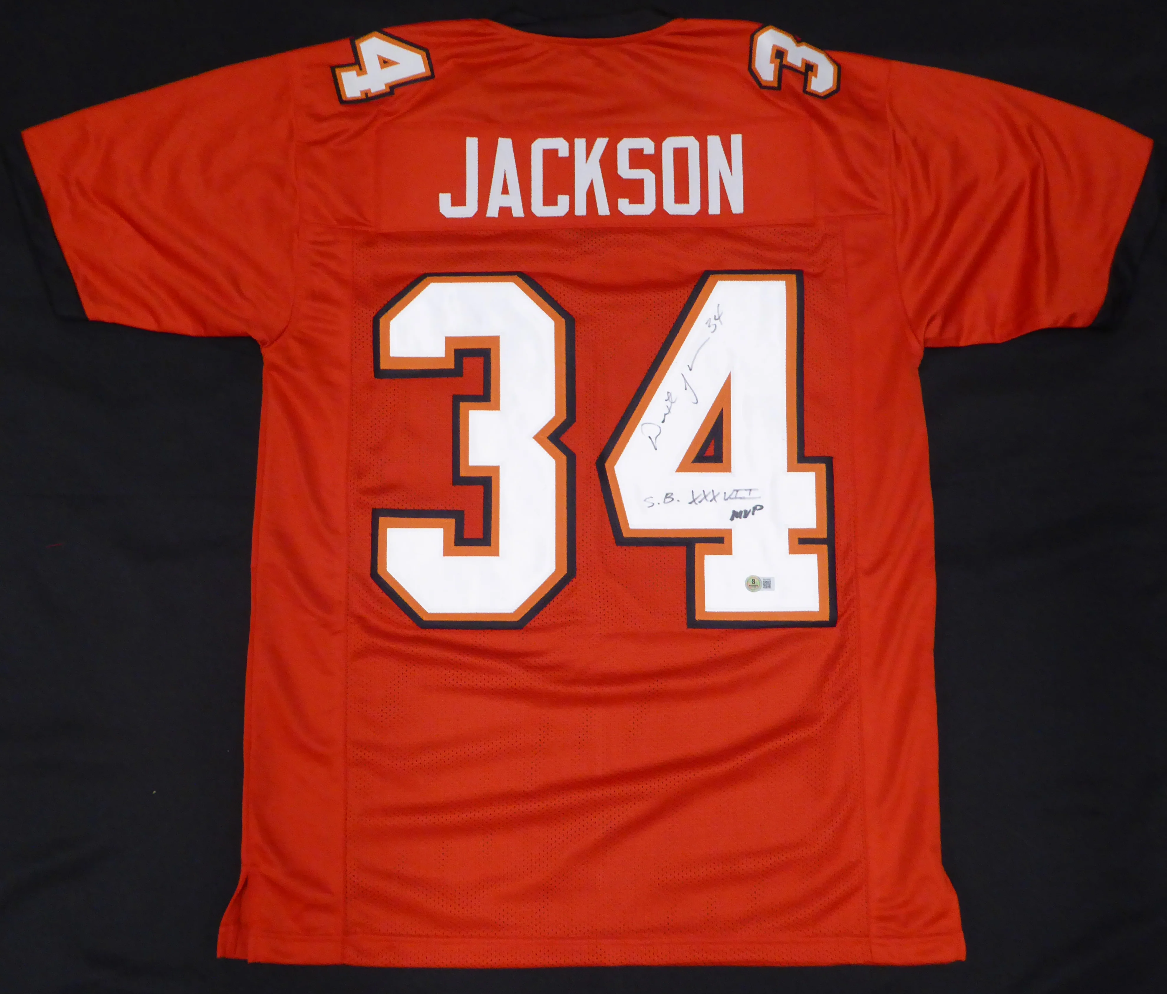 Tampa Bay Buccaneers Dexter Jackson Autographed Red Jersey "S.B. XXXVII MVP" Beckett BAS QR #BN14840 - Image 2