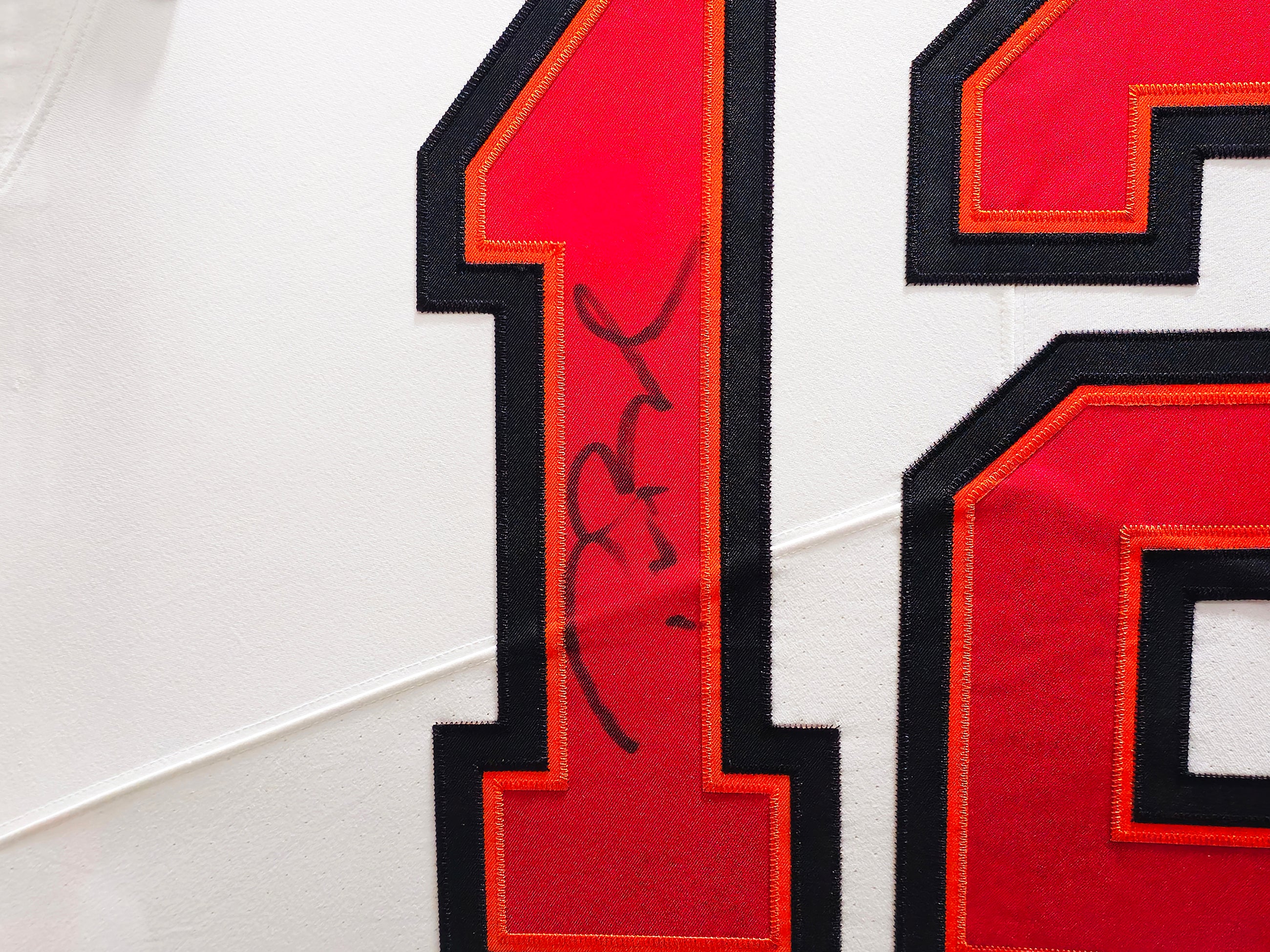 Tampa Bay Buccaneers Tom Brady Autographed Framed White Authentic Nike Jersey Fanatics Holo SKU #235653 - Image 3