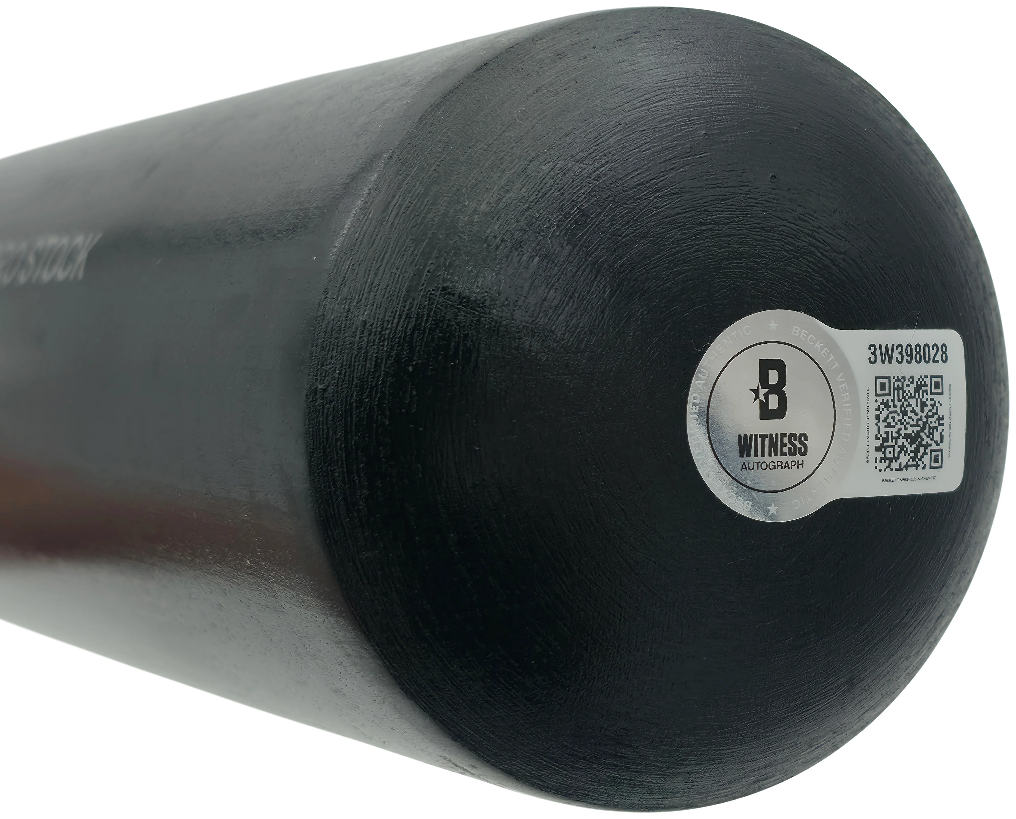 Ted Simmons Autographed Black Louisville Slugger Pro Stock Baseball Bat St. Louis Cardinals (Scratches) Beckett BAS Witness Stock #252590 - Image 4