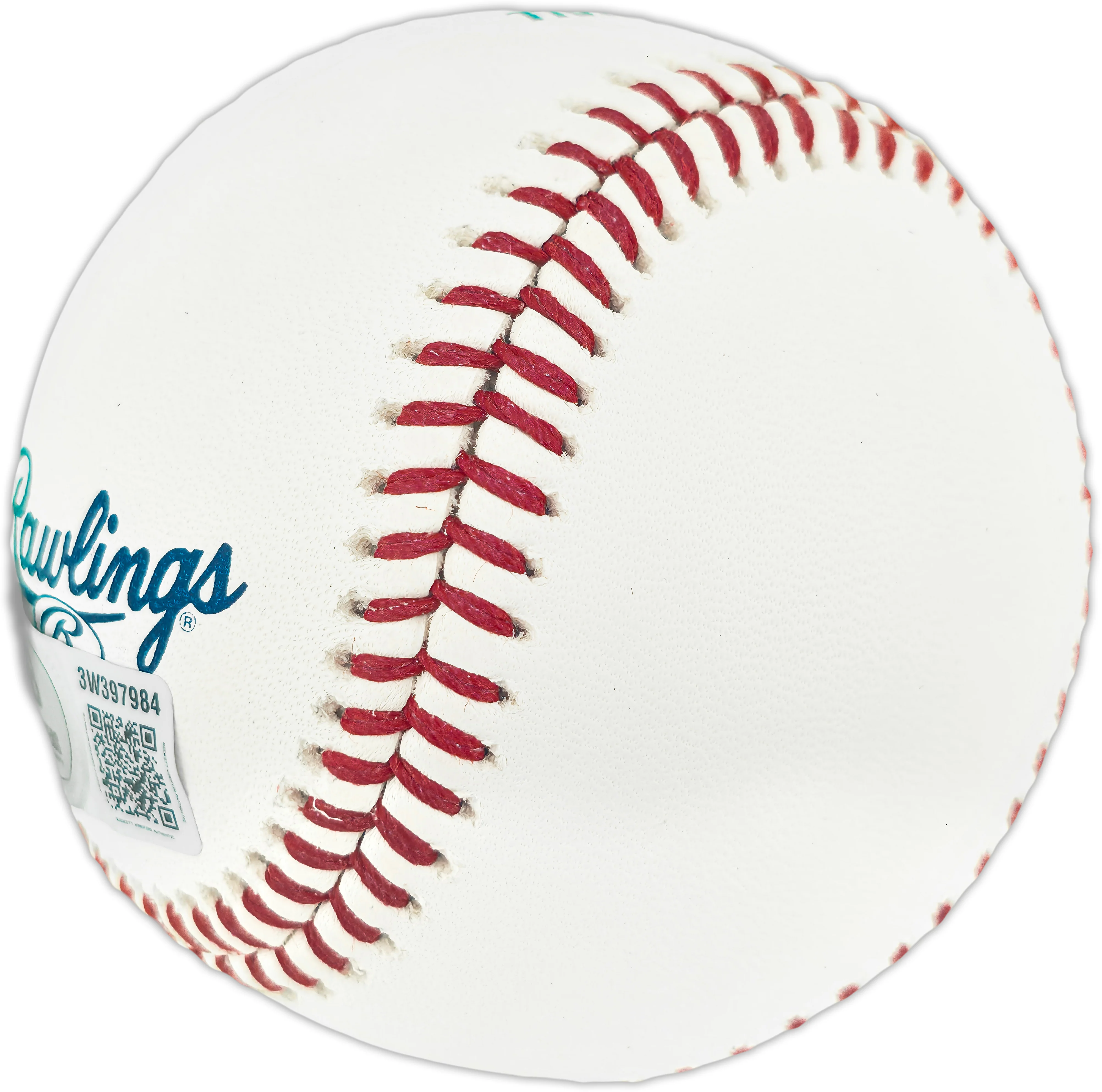 Ted Simmons Autographed Official Hall of Fame Logo Baseball St. Louis Cardinals (Smudged) Beckett BAS Witness #3W397984 - Image 4