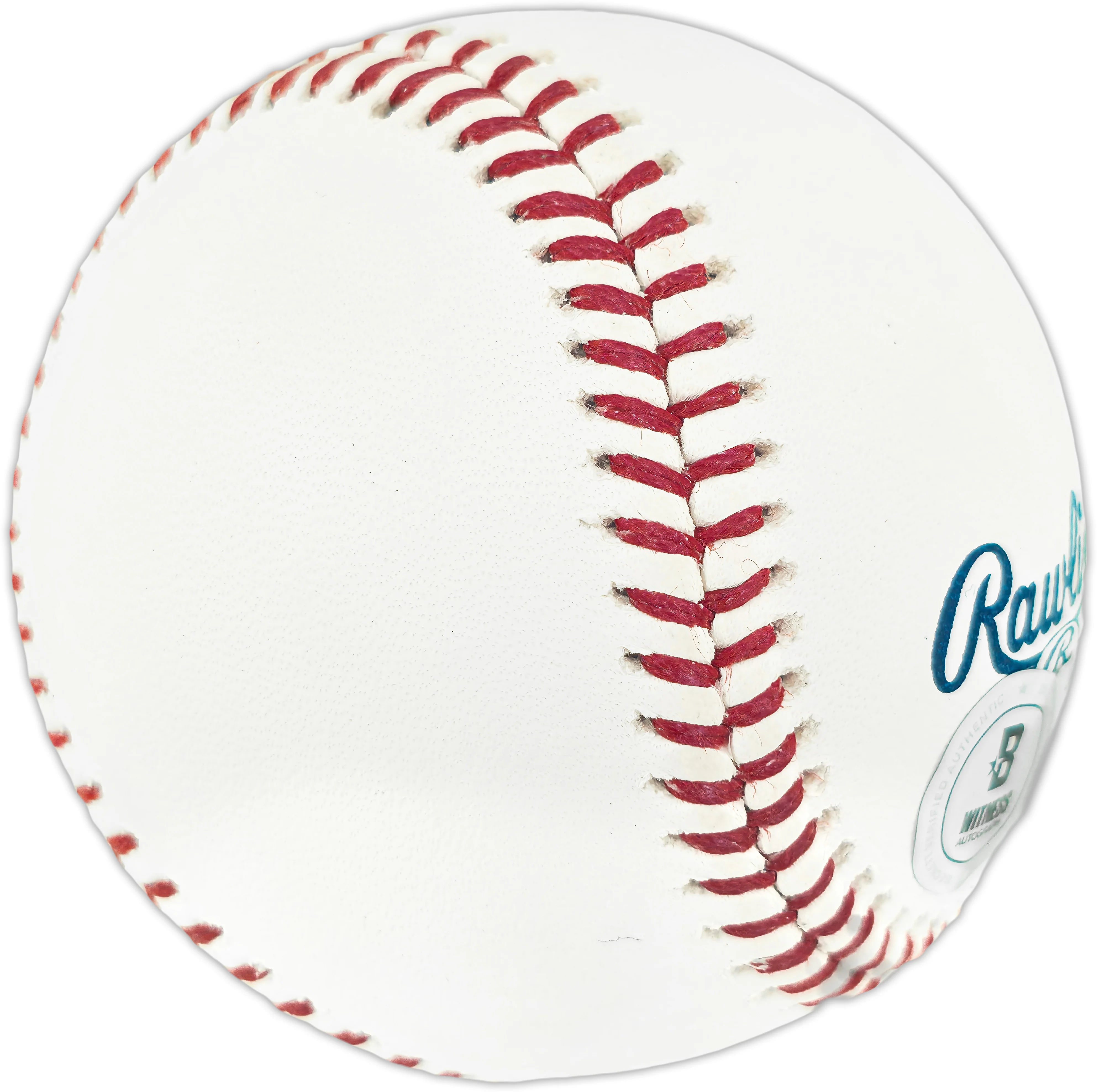 Ted Simmons Autographed Official Hall of Fame Logo Baseball St. Louis Cardinals (Smudged) Beckett BAS Witness #3W397984 - Image 5