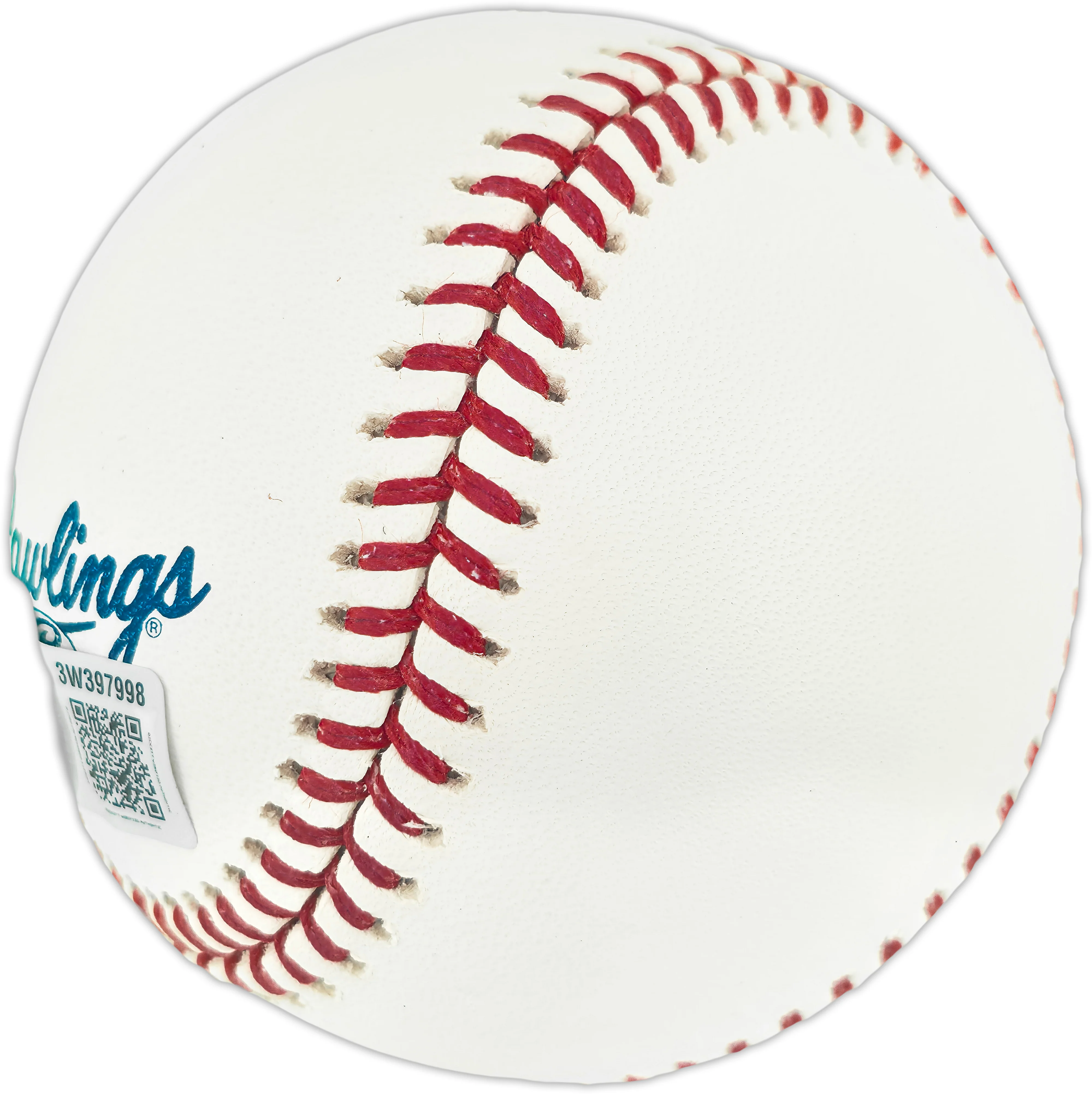 Ted Simmons Autographed Official Hall of Fame Logo Baseball St. Louis Cardinals (Smudged) Beckett BAS Witness #3W397998 - Image 4
