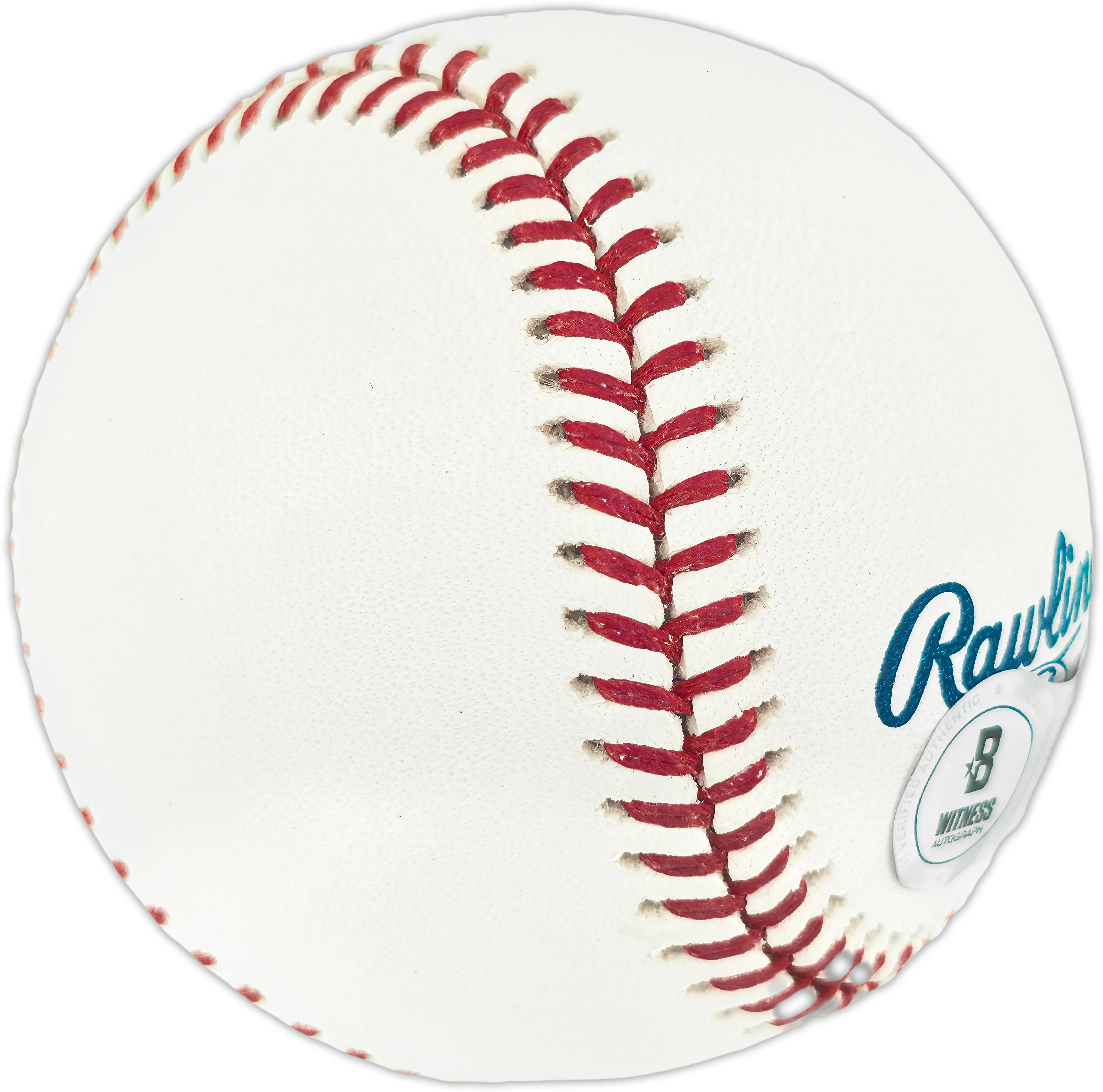 Ted Simmons Autographed Official Hall of Fame Logo Baseball St. Louis Cardinals (Smudged) Beckett BAS Witness #3W397998 - Image 5