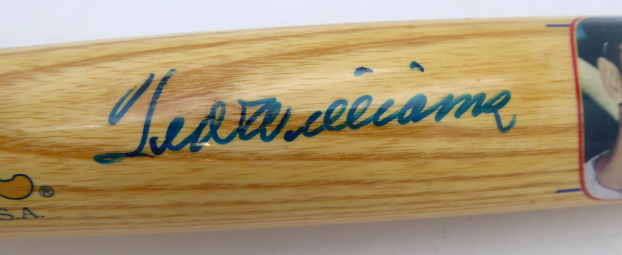 Ted Williams Autographed Cooperstown Bat Boston Red Sox JSA #ZZ44397 - Image 2
