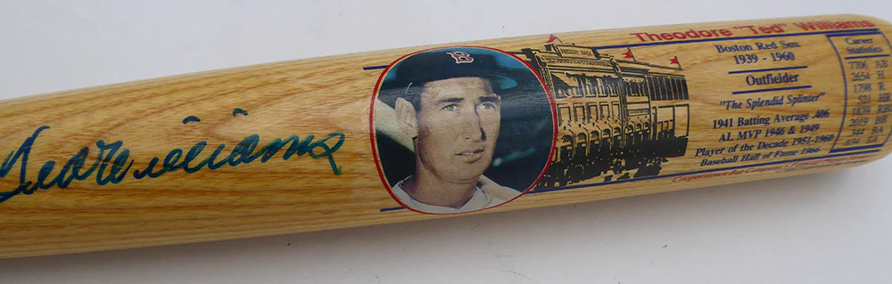 Ted Williams Autographed Cooperstown Bat Boston Red Sox JSA #ZZ67867 - Image 3