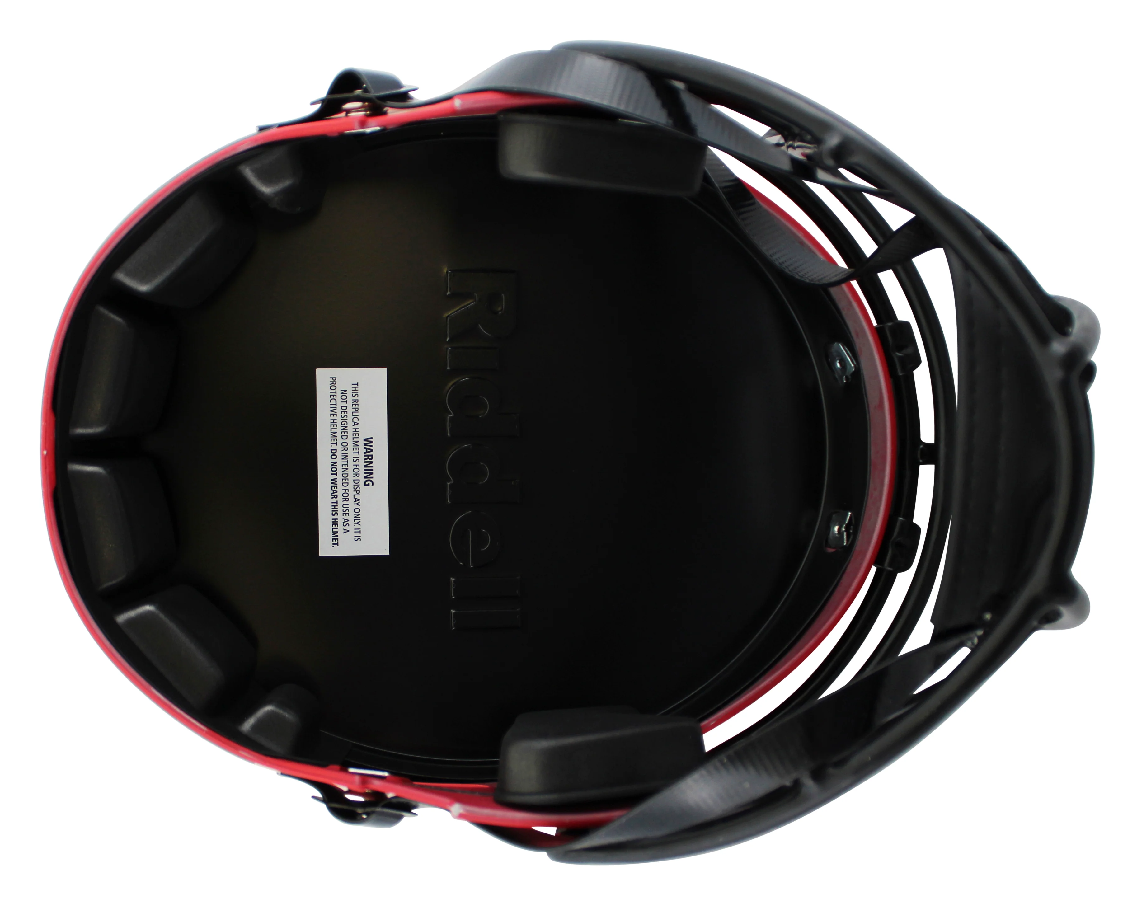 Texans Andre Johnson Signed Rave Full Size Speed Rep Helmet BAS Witnessed - Image 4