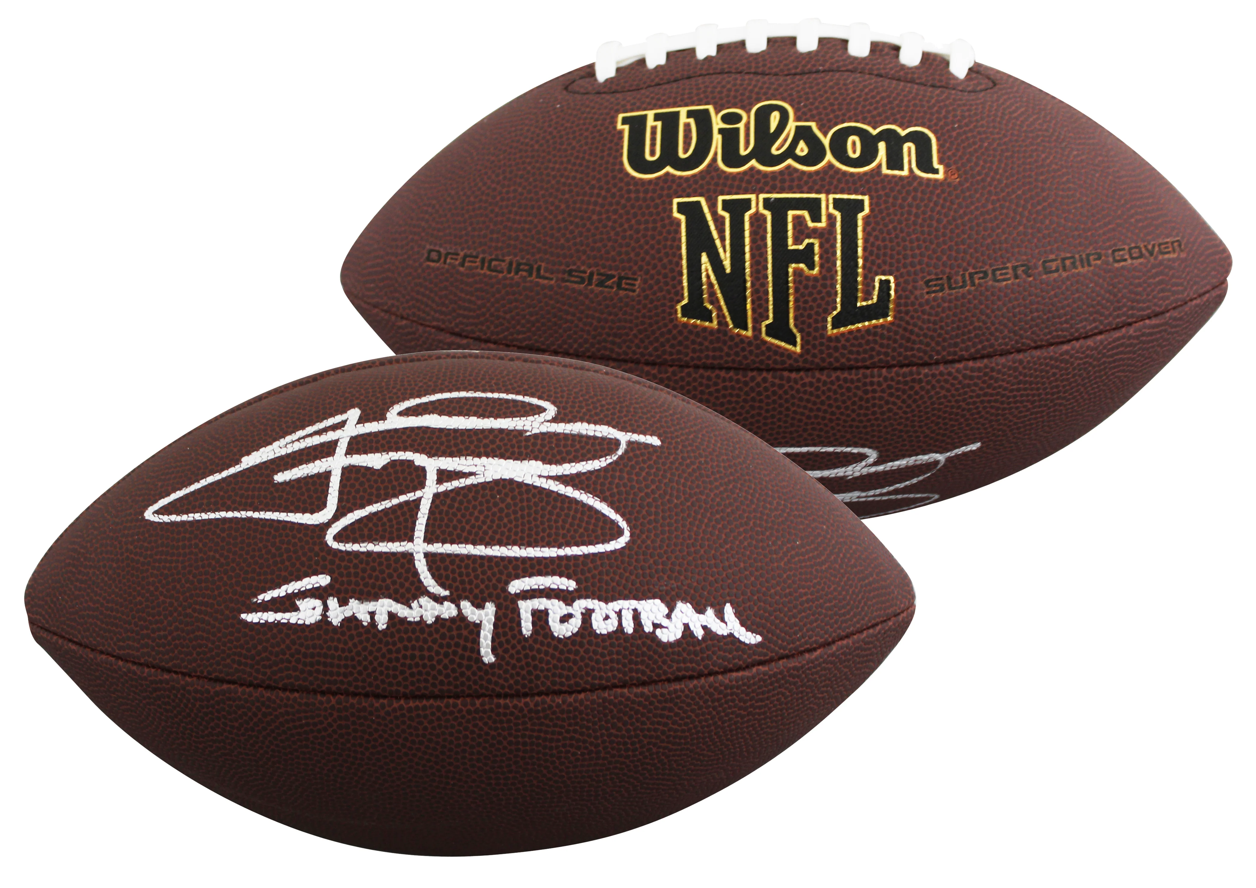 Texas A&M Johnny Manziel "Johnny Football" Signed Football W/ Case BAS Witness - Image 3