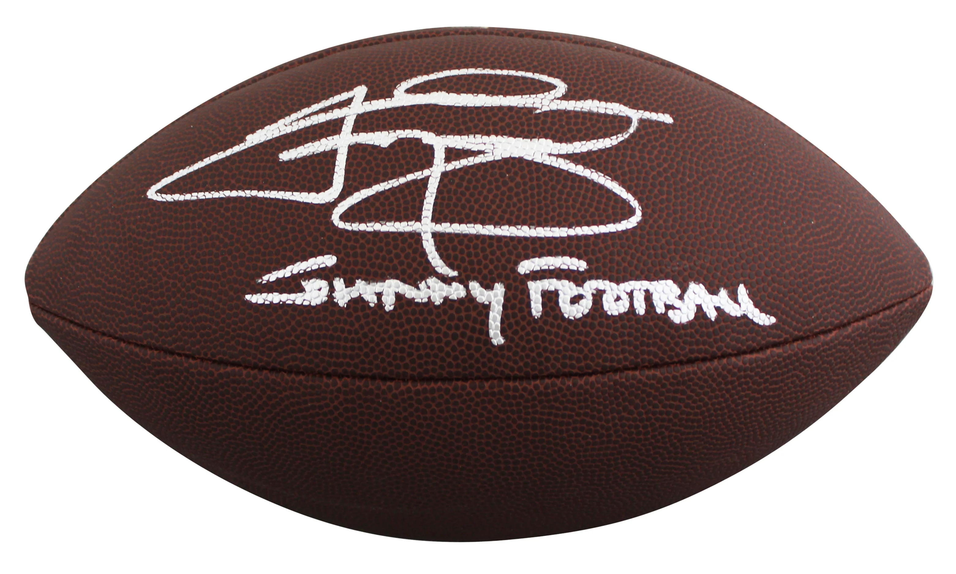 Texas A&M Johnny Manziel "Johnny Football" Signed Football W/ Case BAS Witness - Image 4