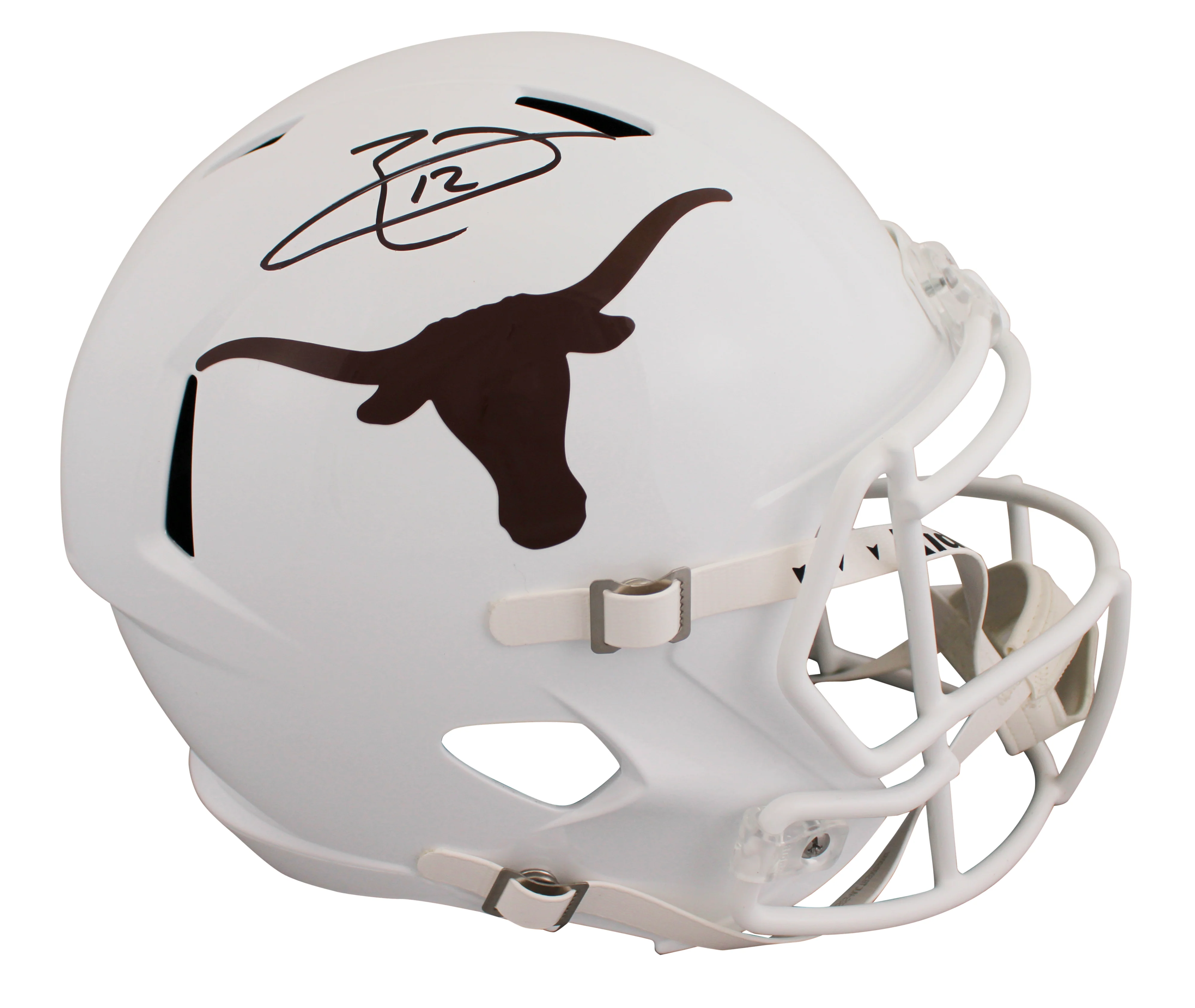 Texas Earl Thomas Authentic Signed Full Size Speed Rep Helmet BAS Witnessed - Image 2