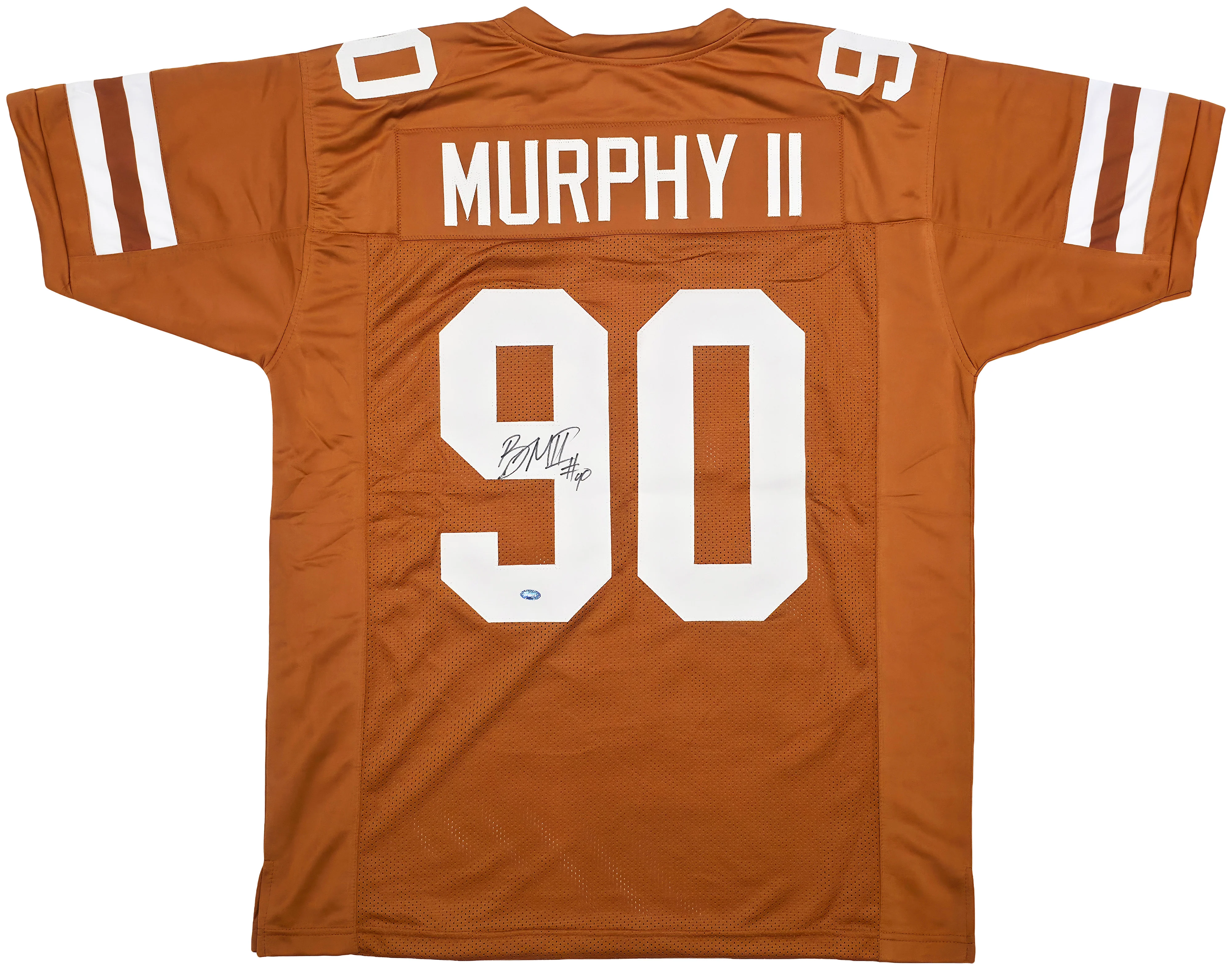 Texas Longhorns Byron Murphy II Autographed Orange Jersey MCS Holo Stock #256979 - Image 2